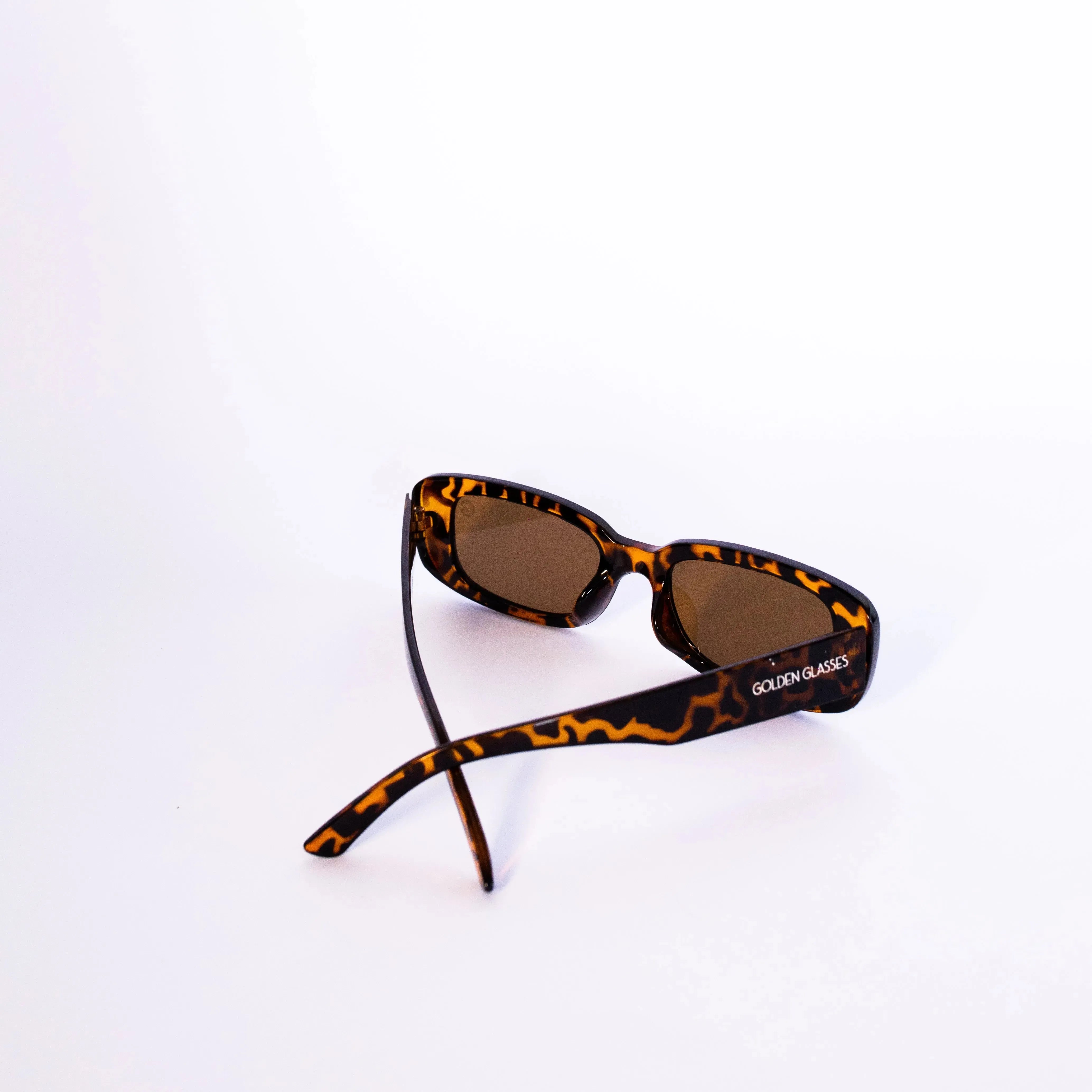 Óculos de Sol Retrô Animal Print - Golden Glasses