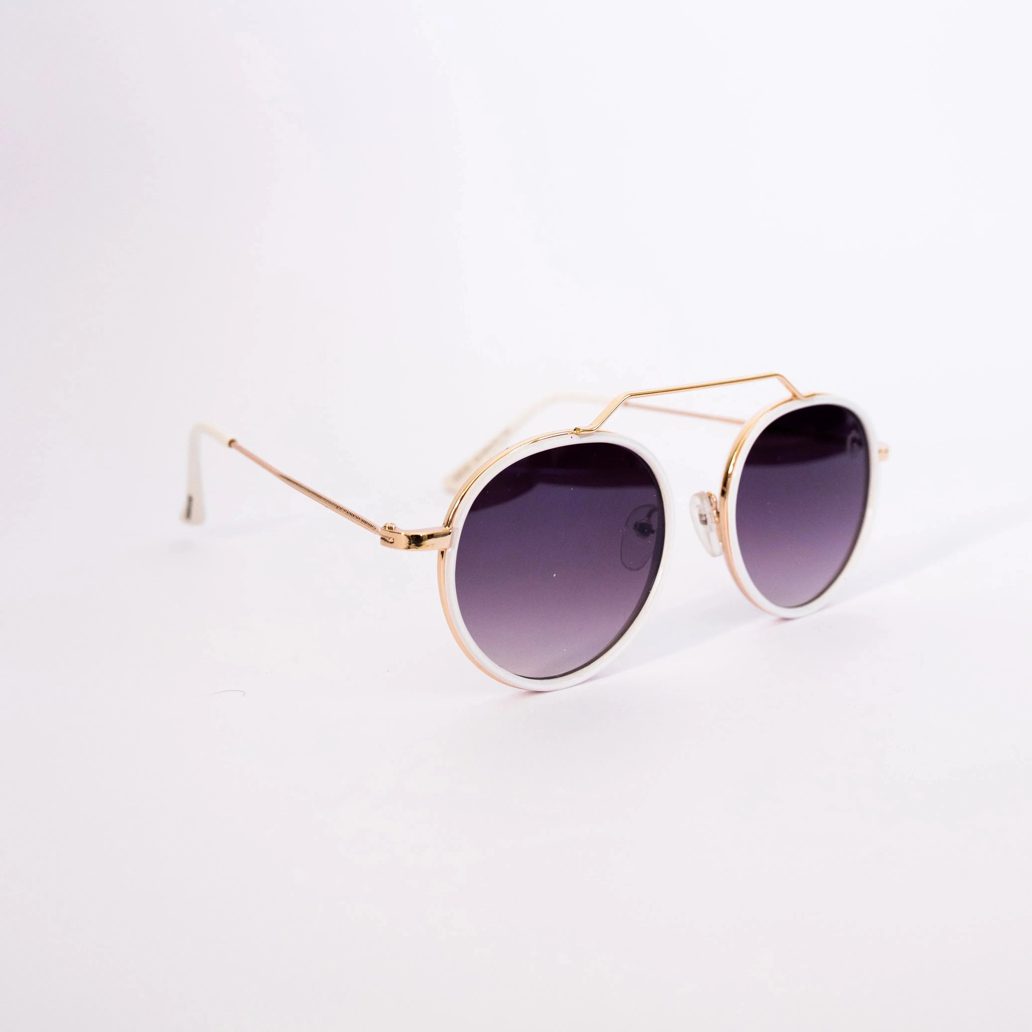 Óculos de sol Bridge Branco - Golden Glasses