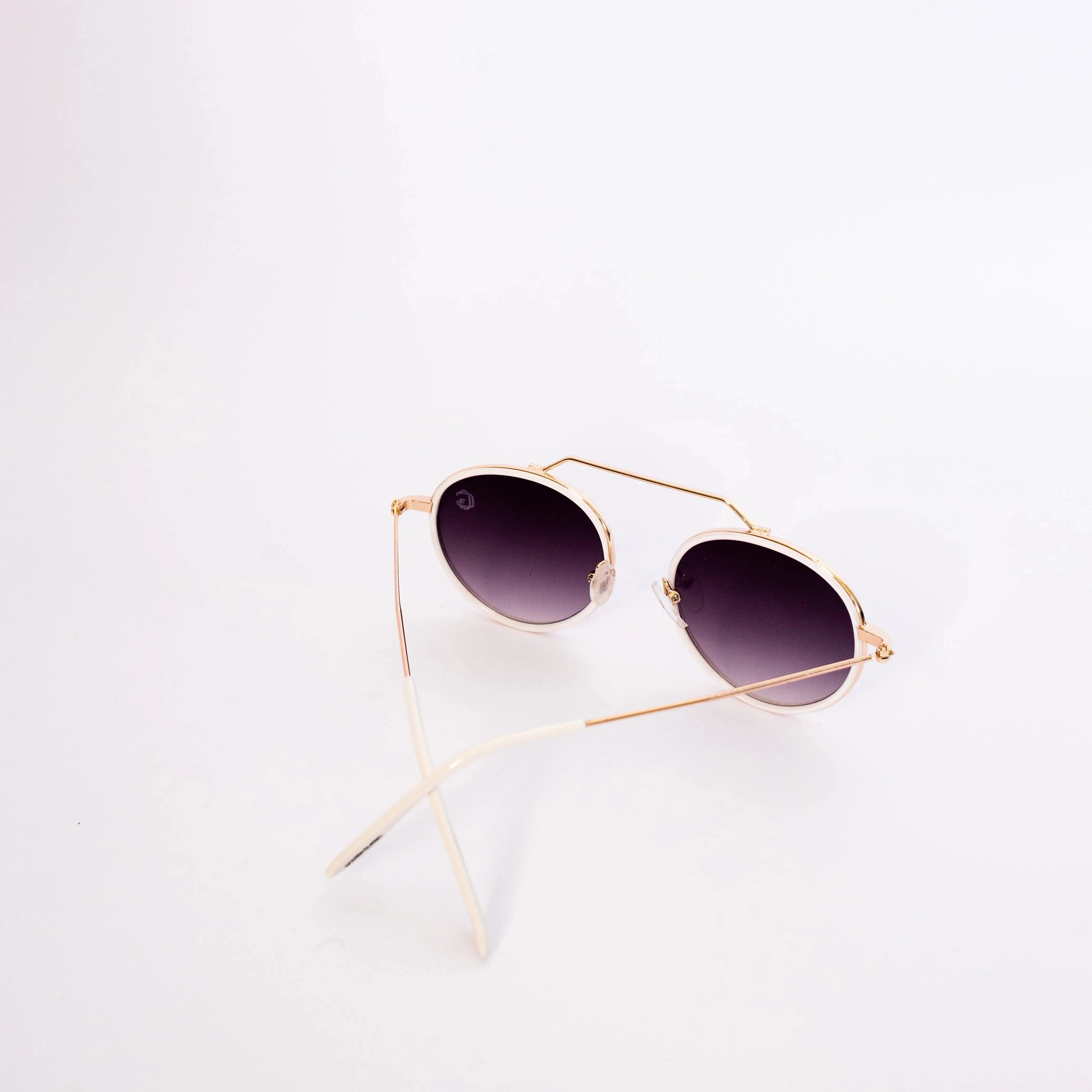 Óculos de sol Bridge Branco - Golden Glasses