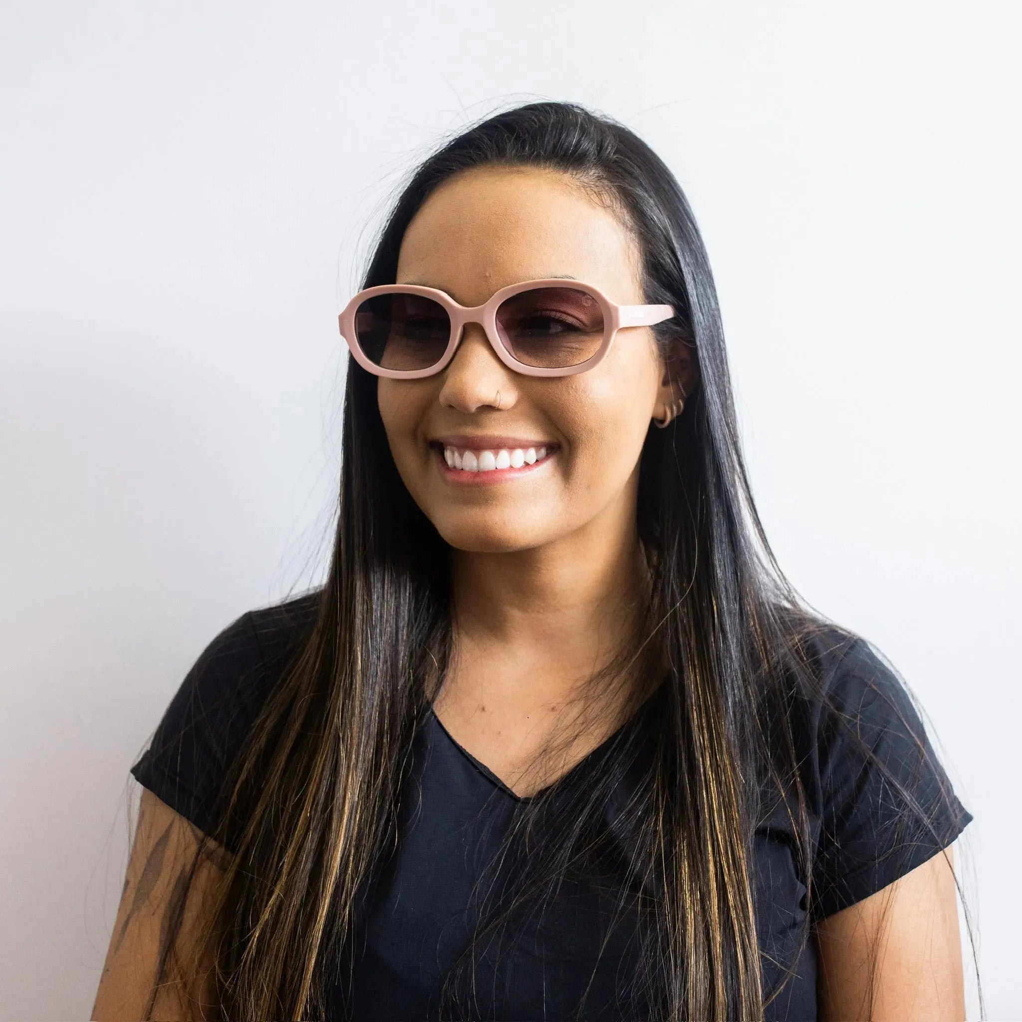 Óculos de Sol Trendy Rosa - Golden Glasses