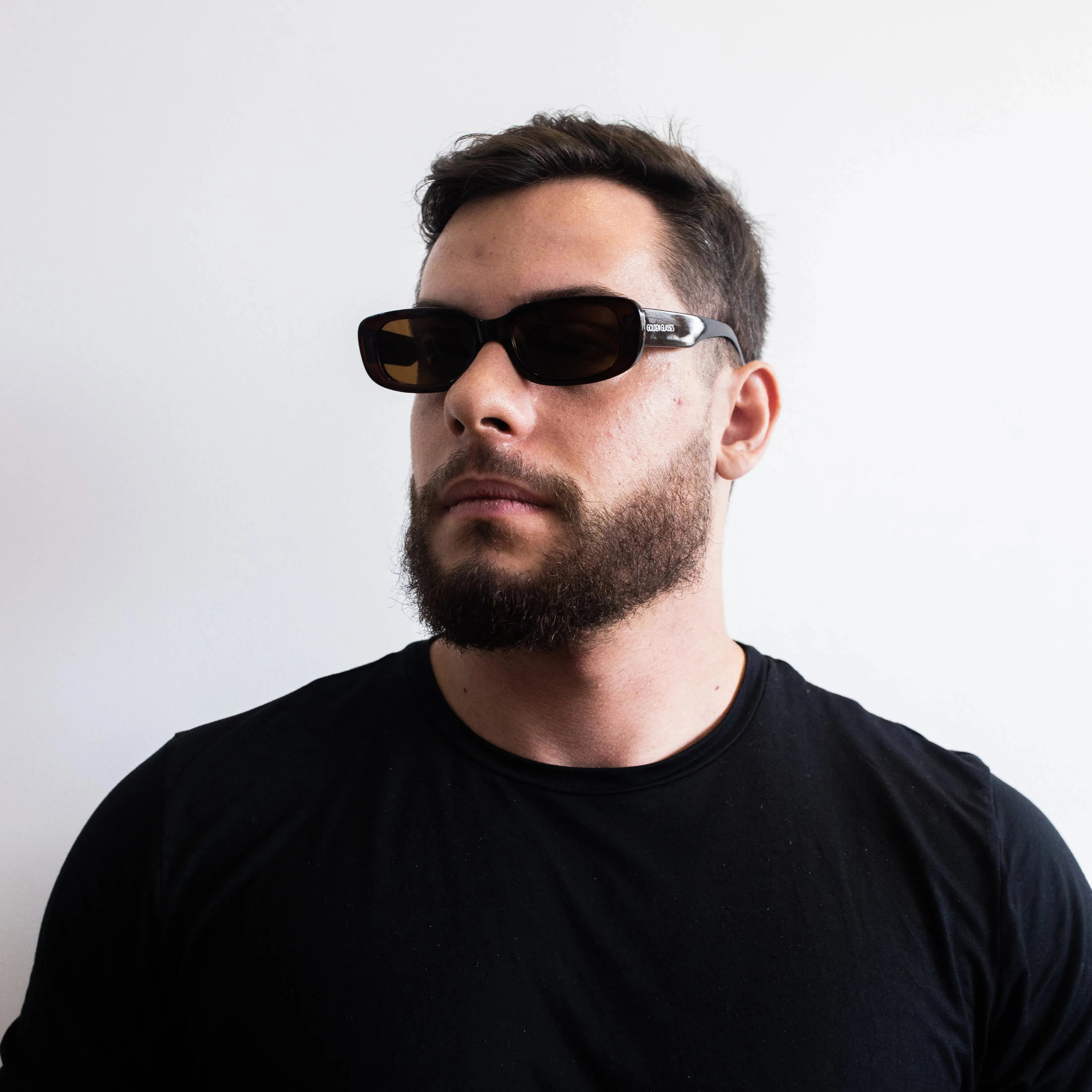 Óculos de Sol Retrô Preto - Golden Glasses