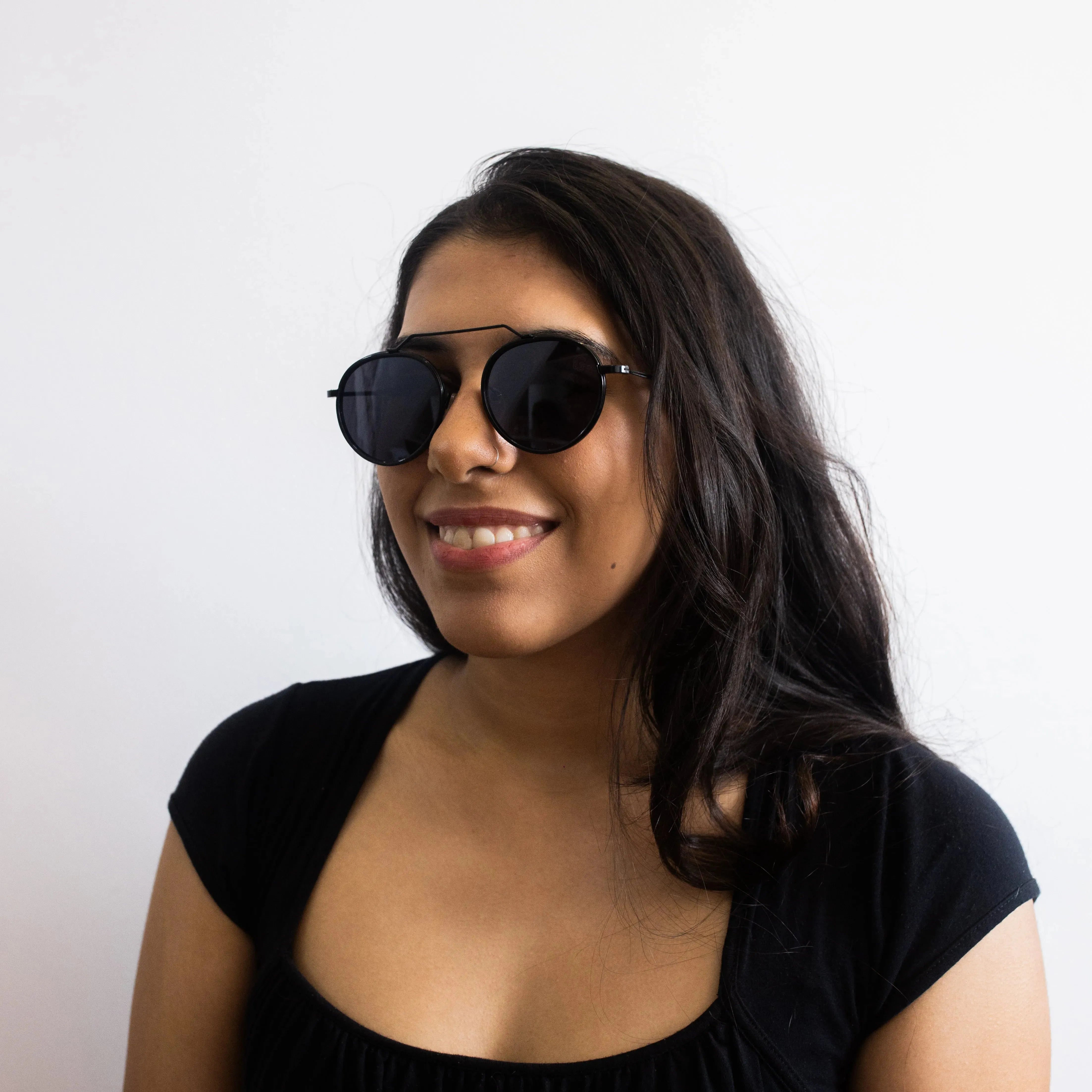 Óculos de sol Bridge Preto - Golden Glasses