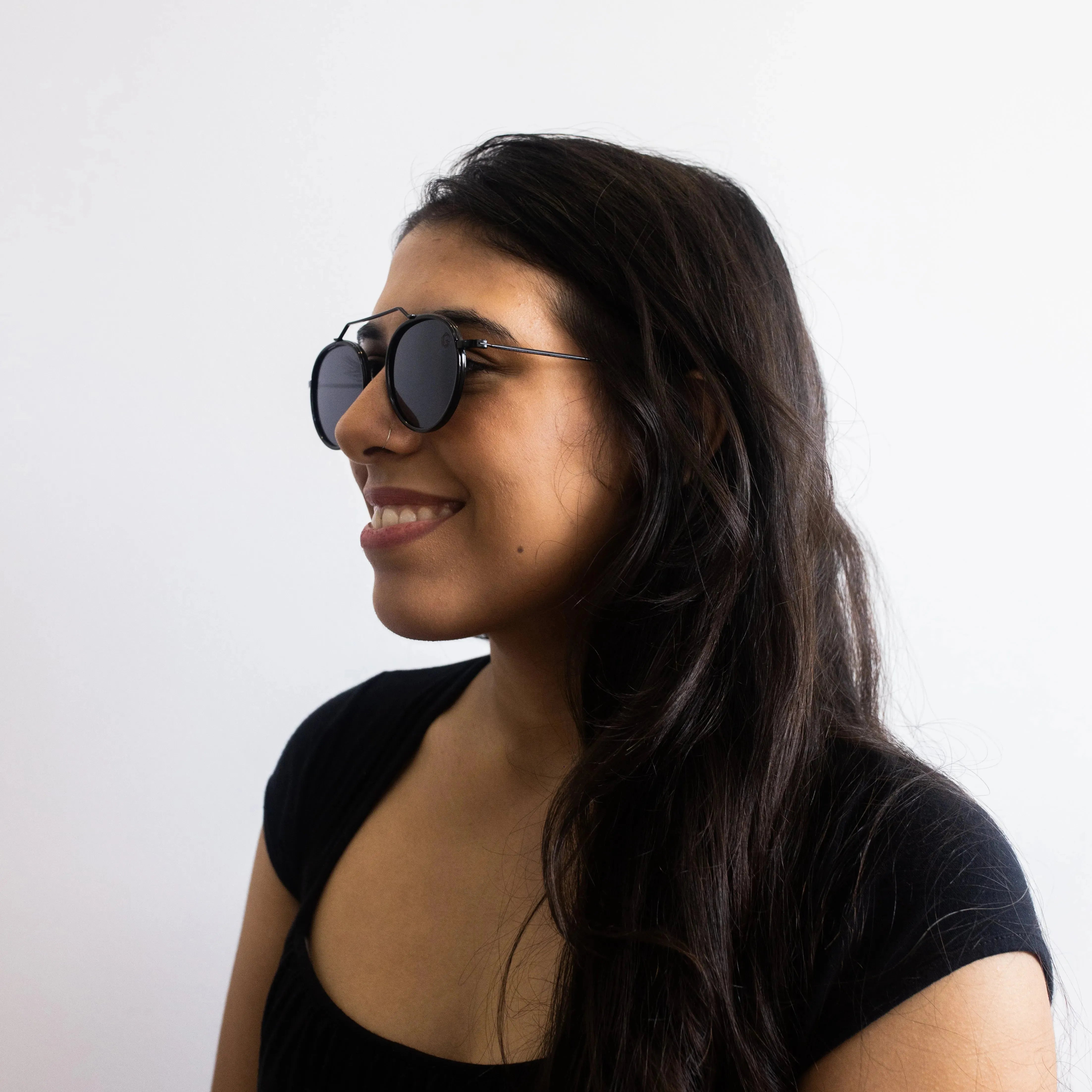 Óculos de sol Bridge Preto - Golden Glasses