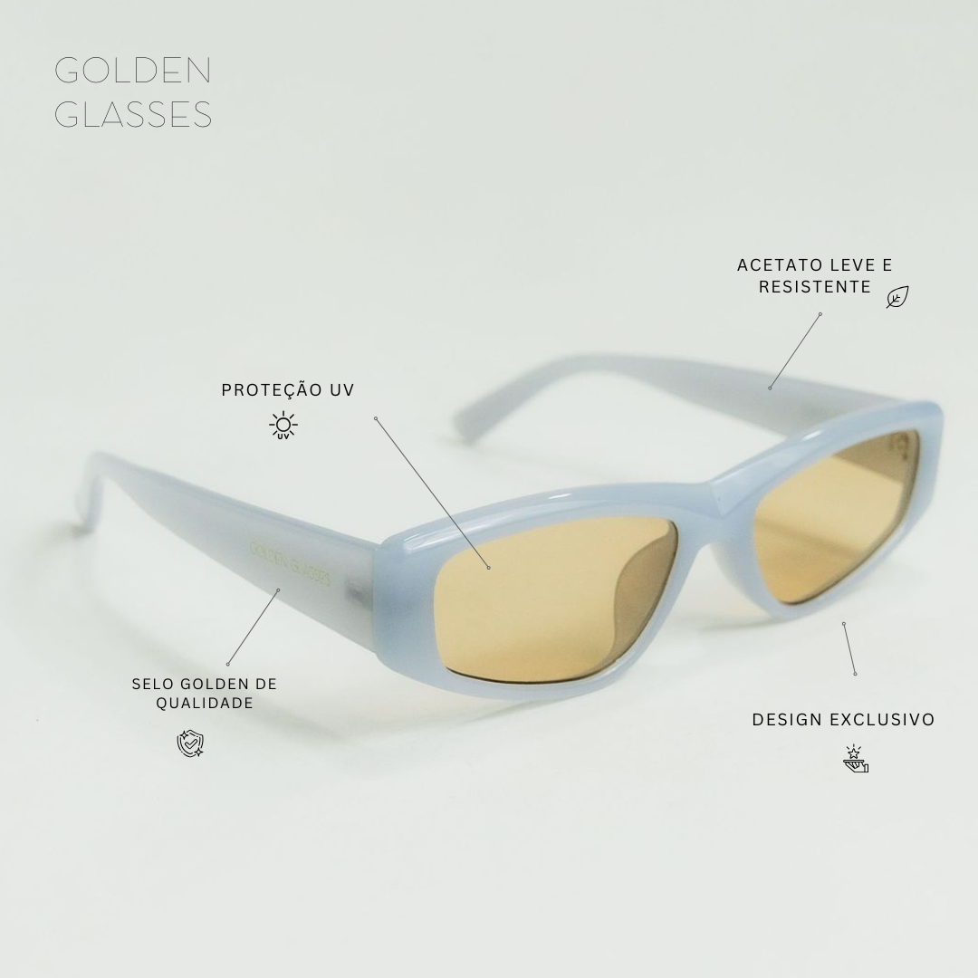 Óculos de Sol Feminino Elegance Azul