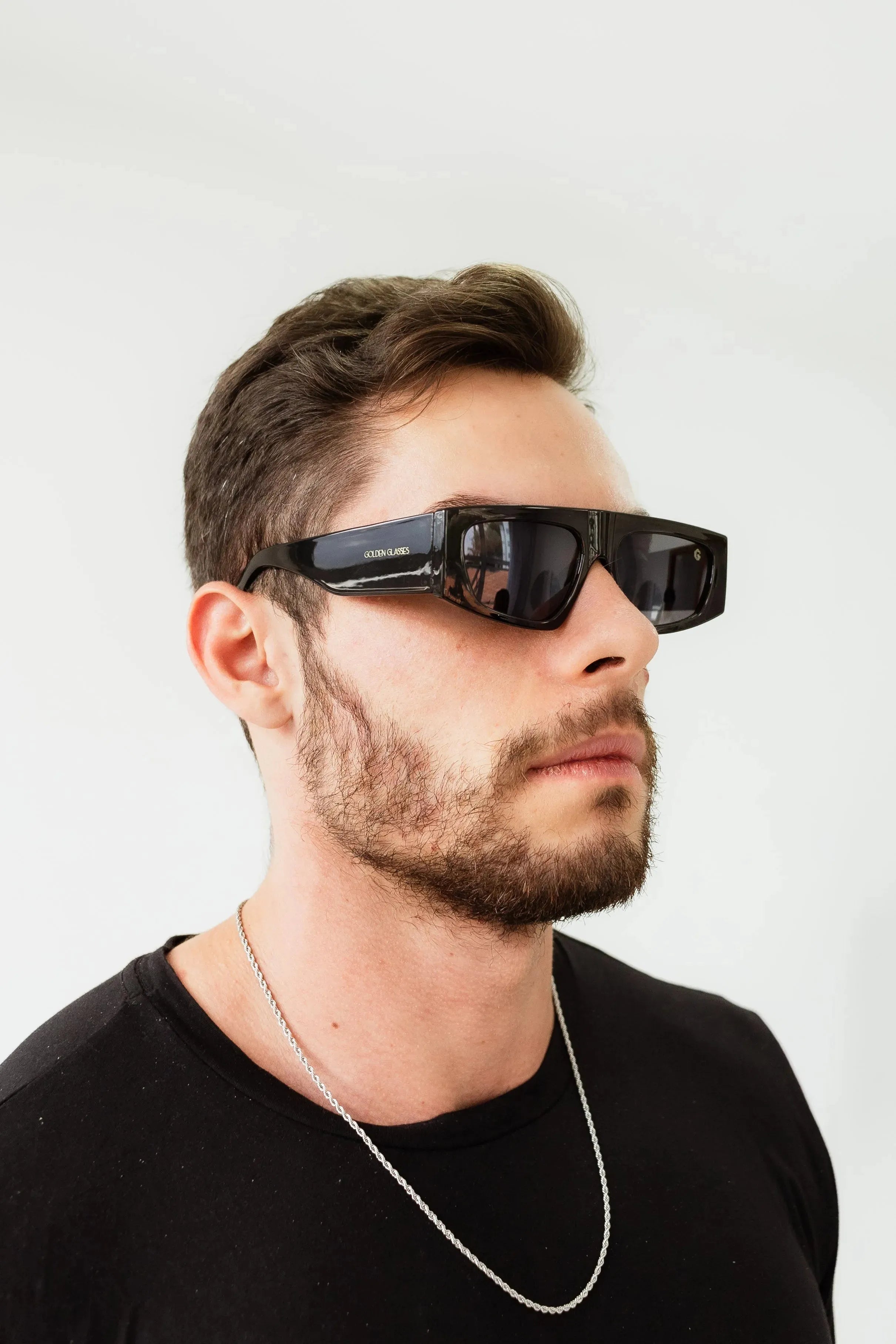 Óculos de sol Bold Preto - Golden Glasses