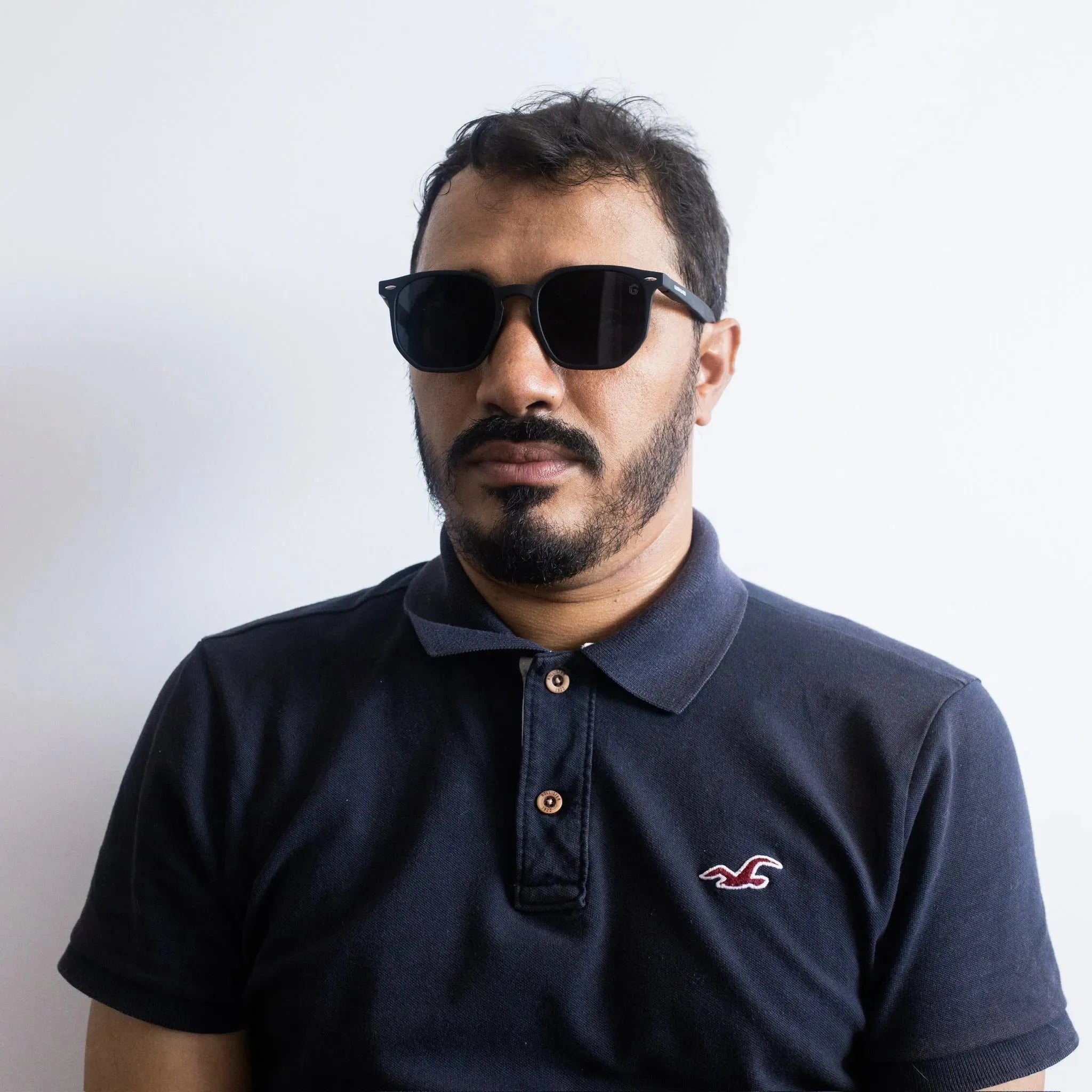 Óculos de sol Street Preto Fosco - Golden Glasses