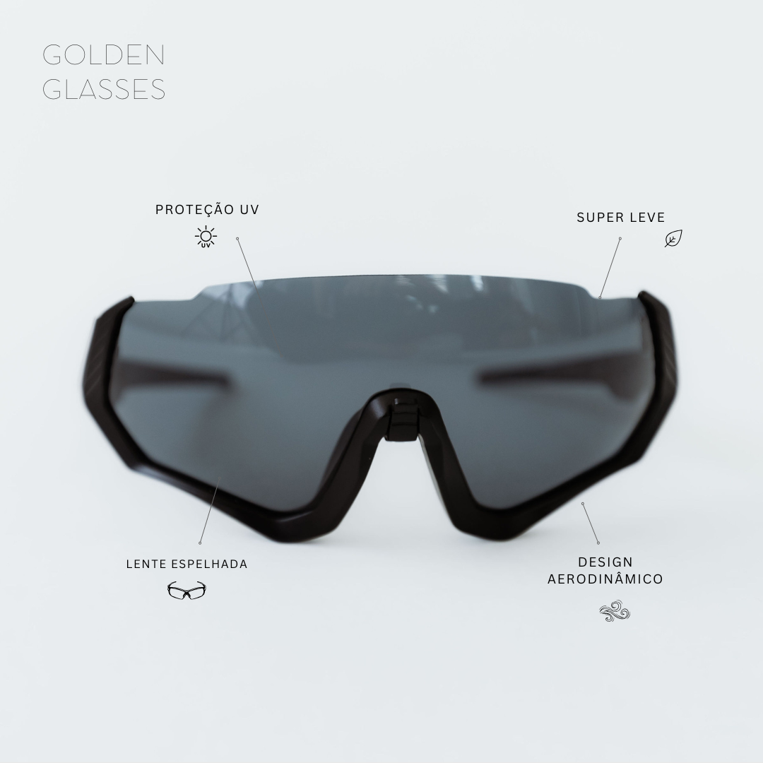 Óculos de Sol Unissex Performance Preto