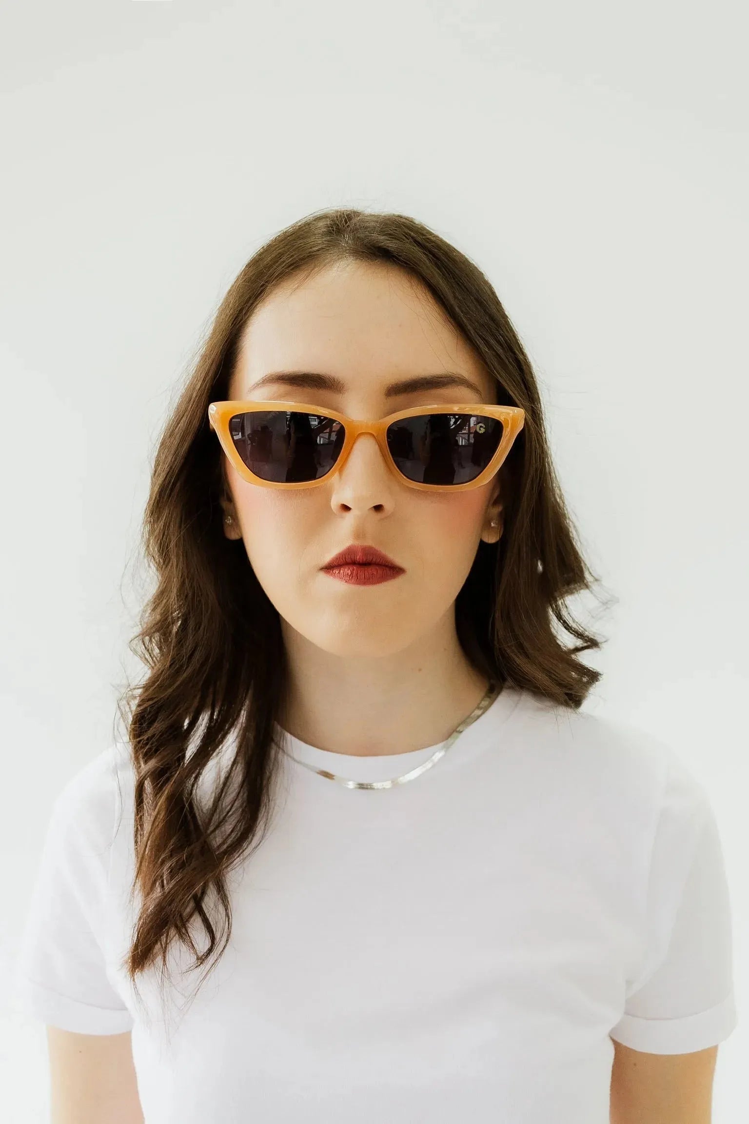 Óculos de sol Vibes Caramelo - Golden Glasses