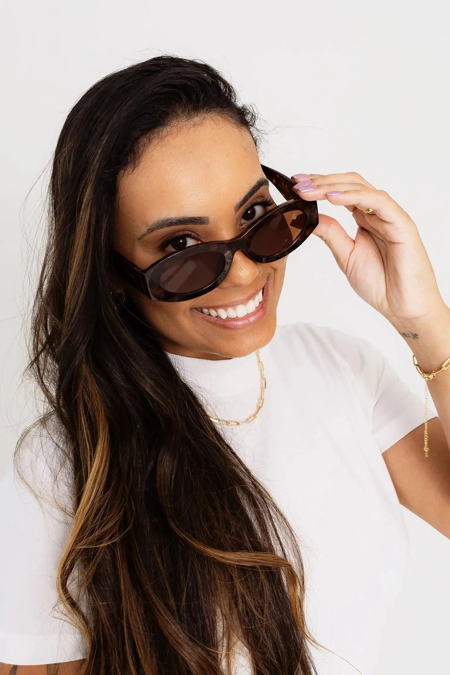 Óculos de Sol Vanguard Animal Print - Golden Glasses