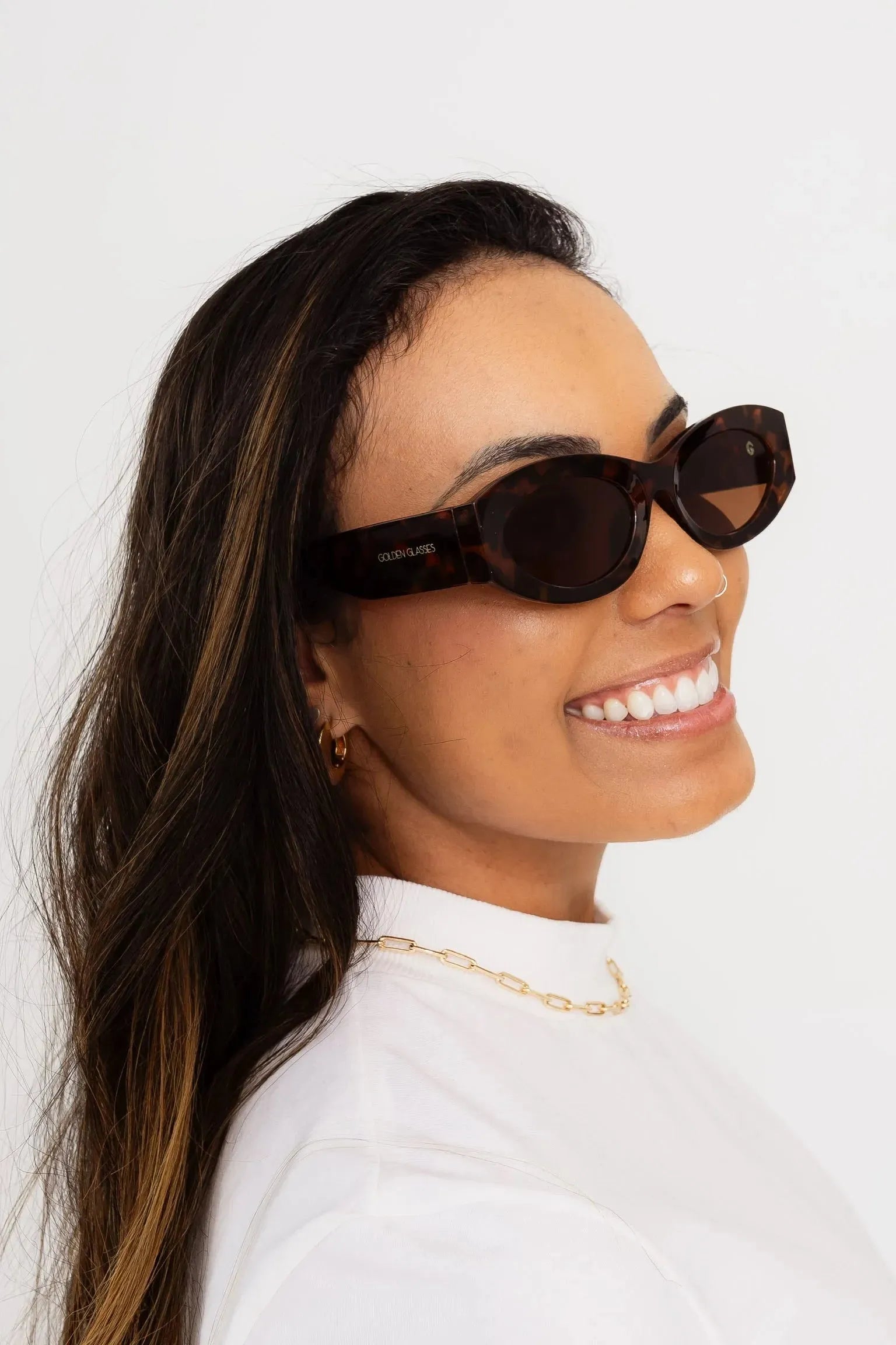 Óculos de Sol Vanguard Animal Print - Golden Glasses