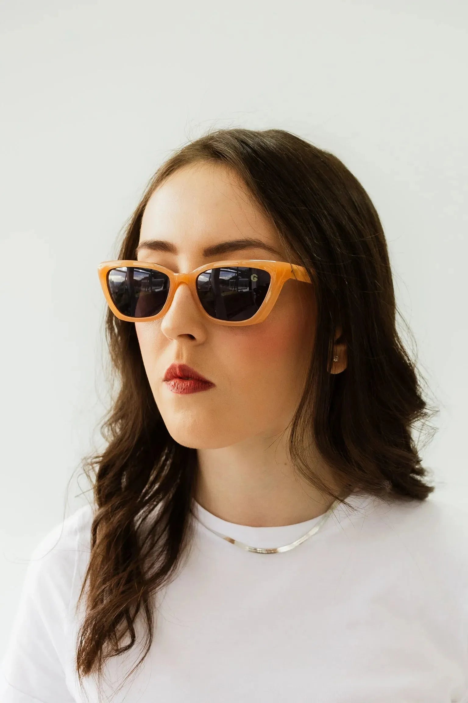 Óculos de sol Vibes Caramelo - Golden Glasses