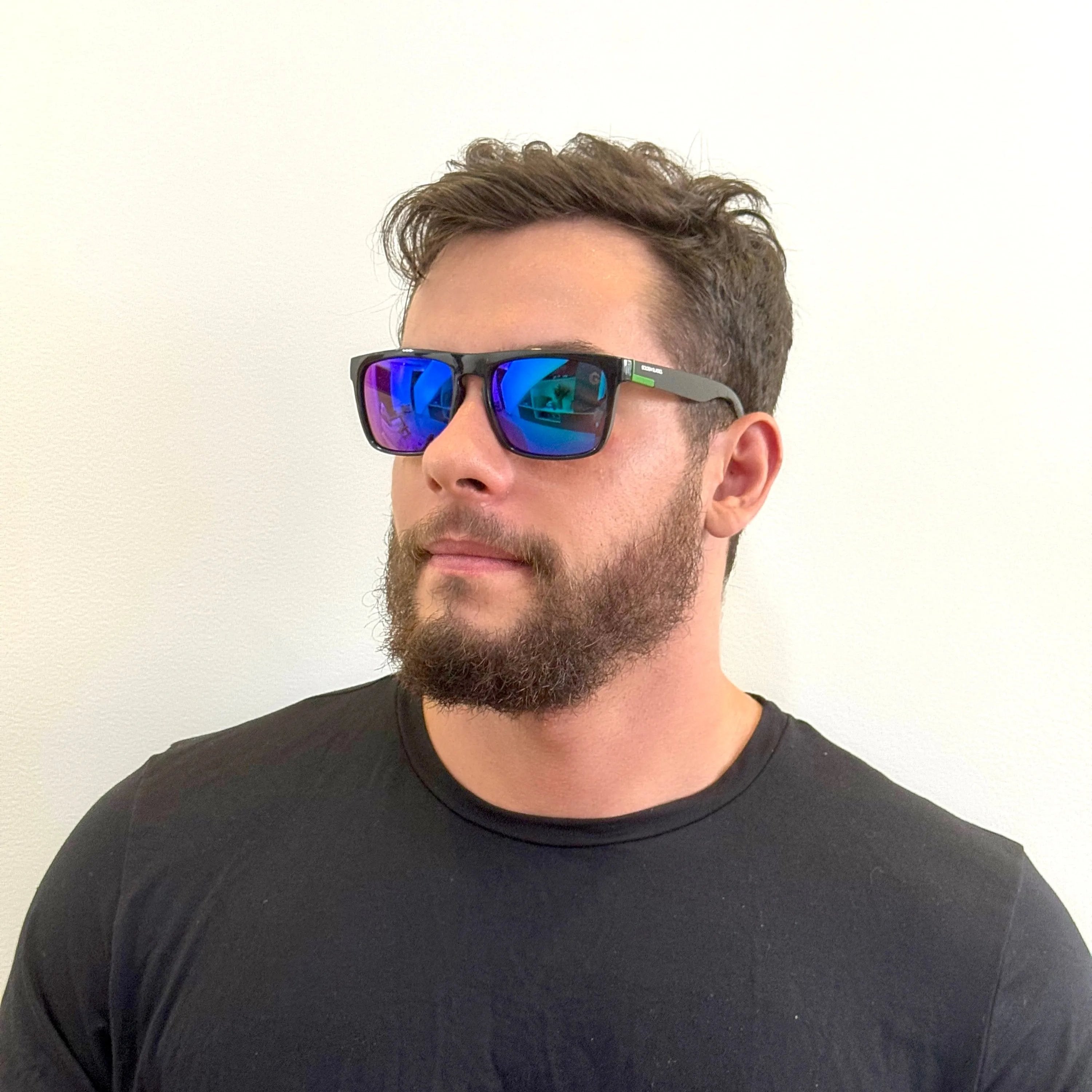 Óculos de Sol Unissex Evolution Azul Espelhado