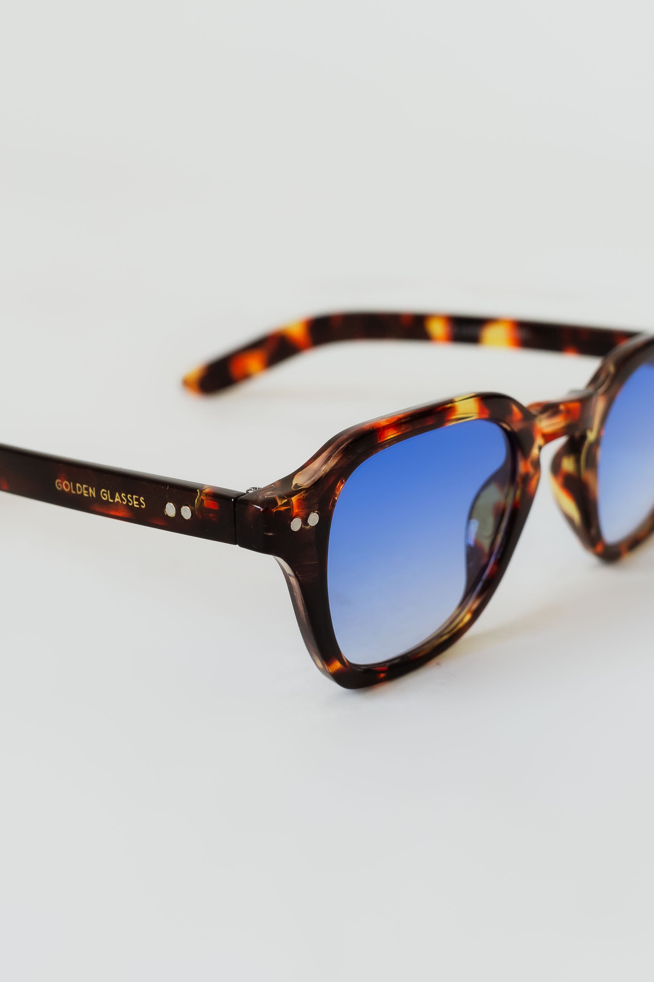 Óculos de Sol Unissex Gradient Azul Animal Print