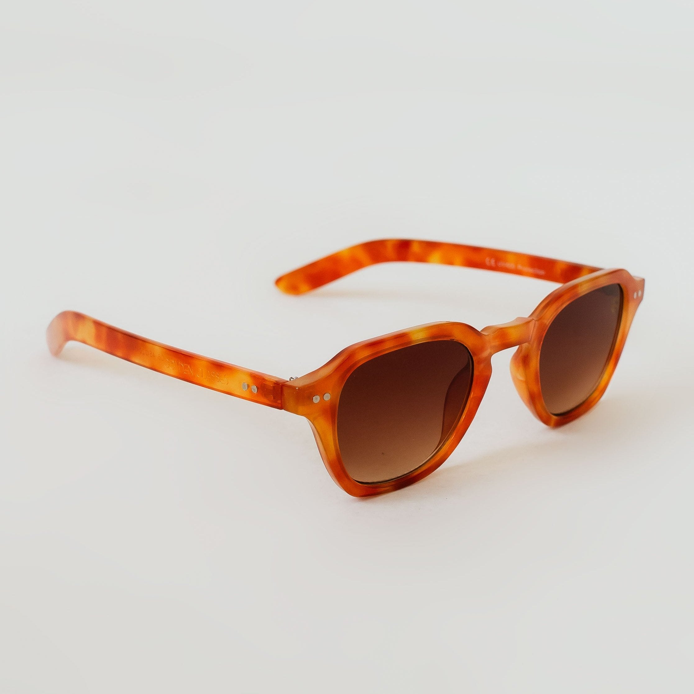 Óculos de Sol Unissex Gradient Tortoise Laranja