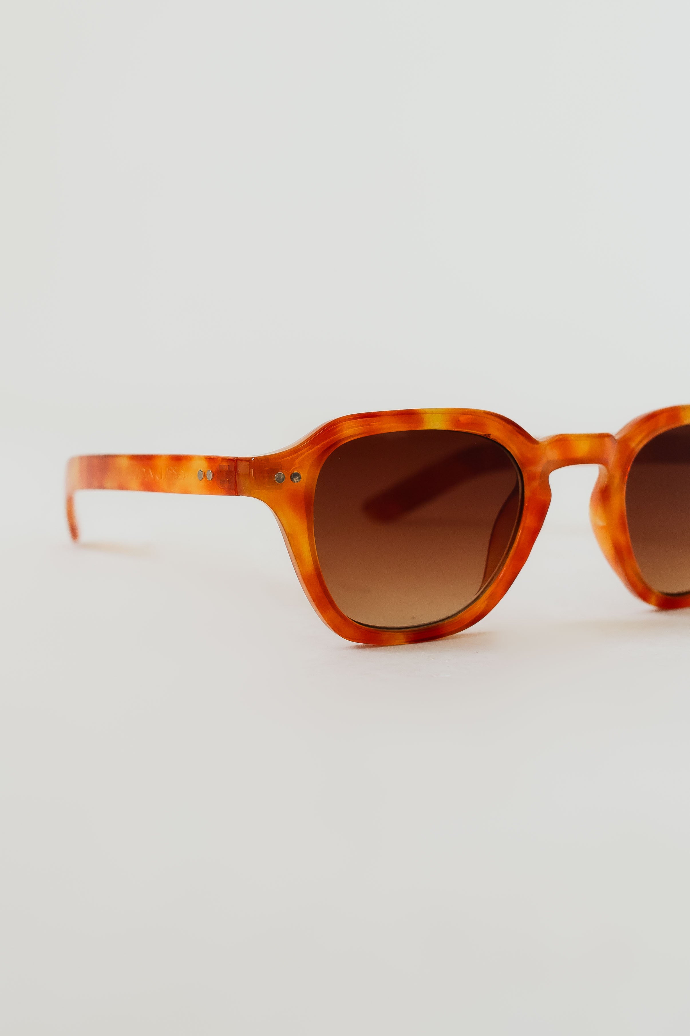 Óculos de Sol Unissex Gradient Tortoise Laranja