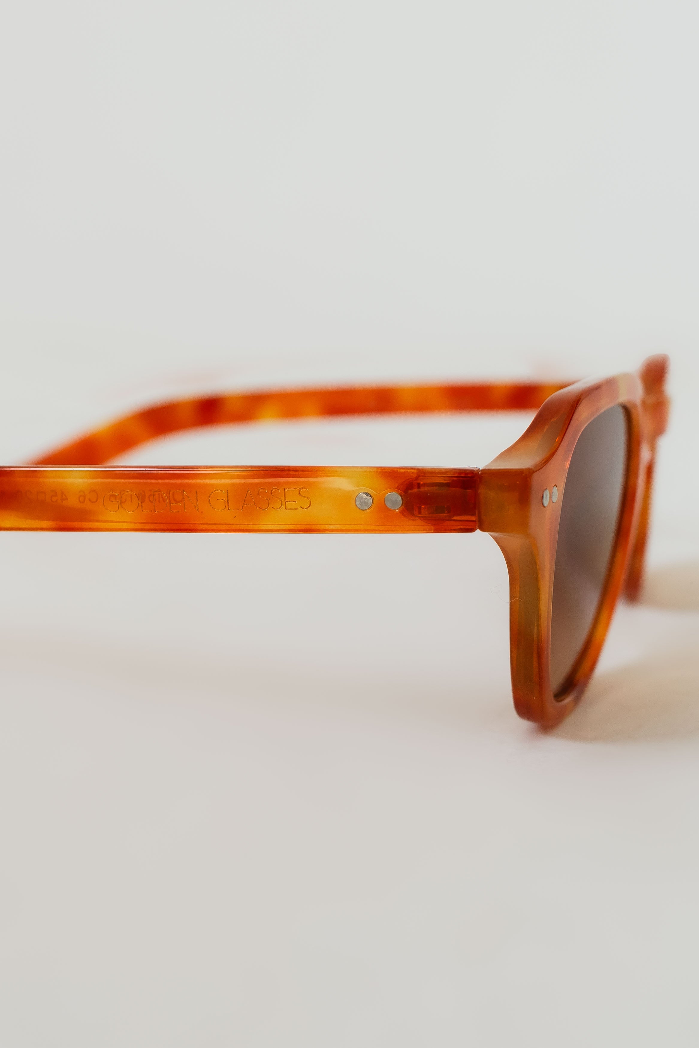 Óculos de Sol Unissex Gradient Tortoise Laranja