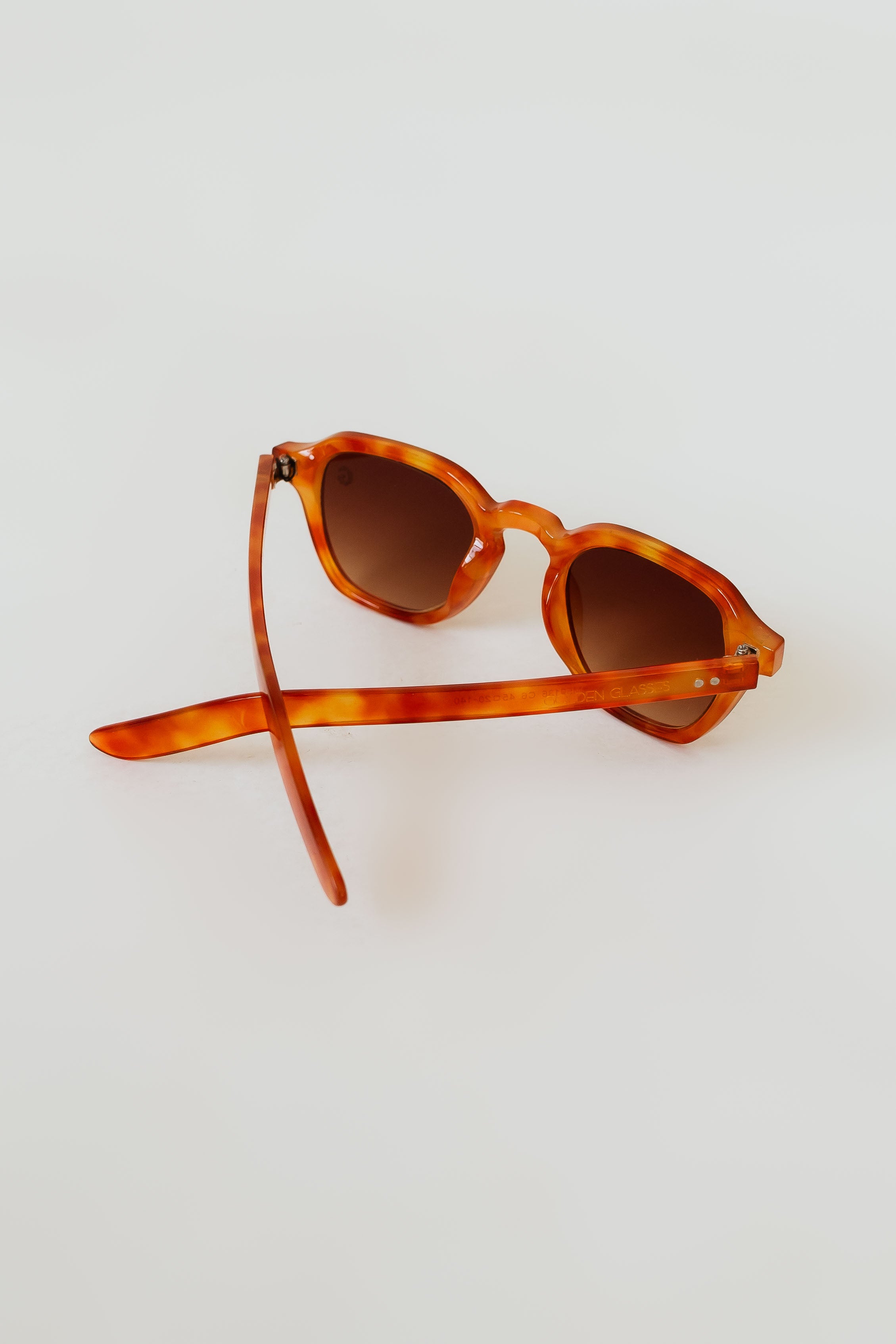 Óculos de Sol Unissex Gradient Tortoise Laranja