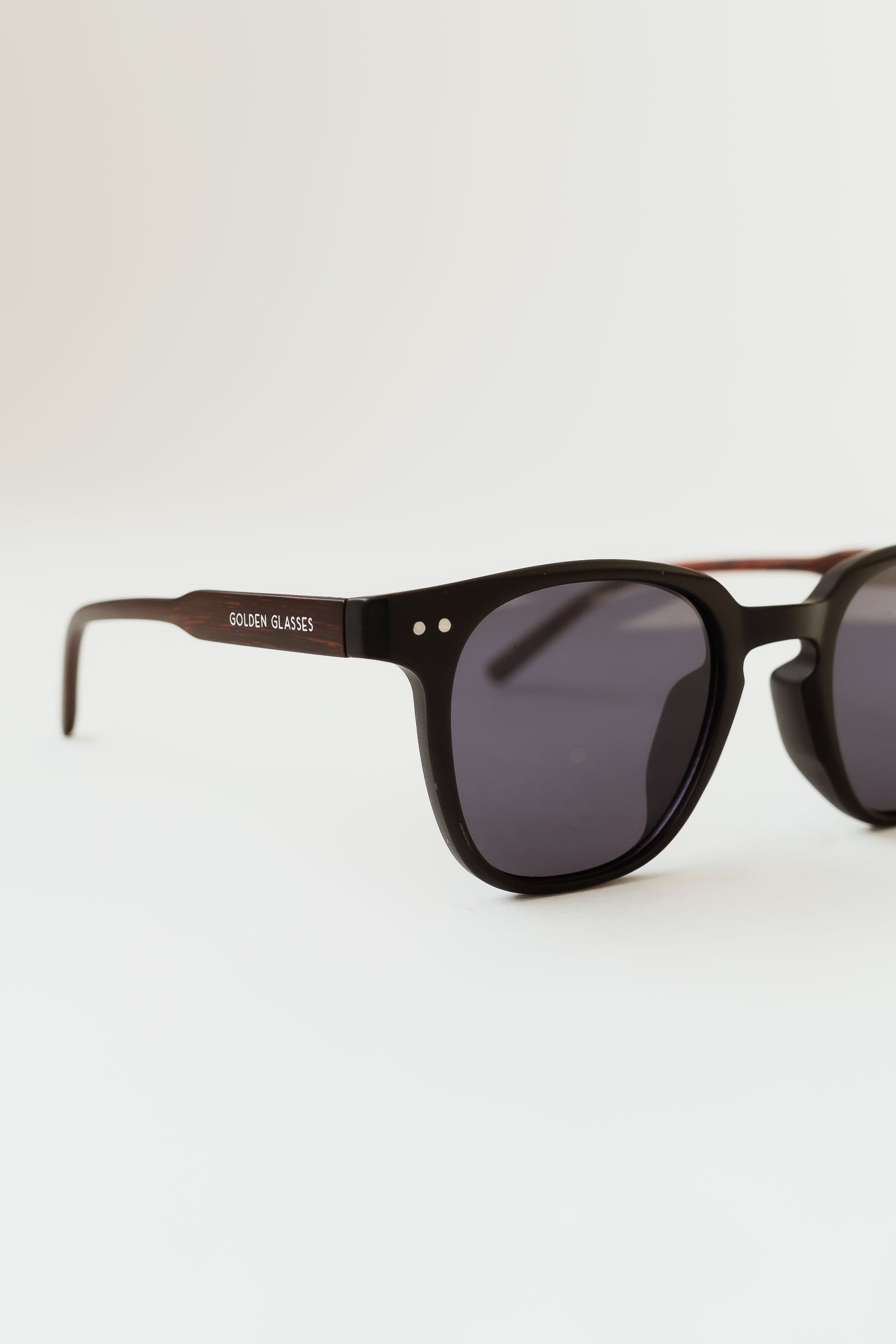 Óculos de Sol Unissex Square Preto Fosco