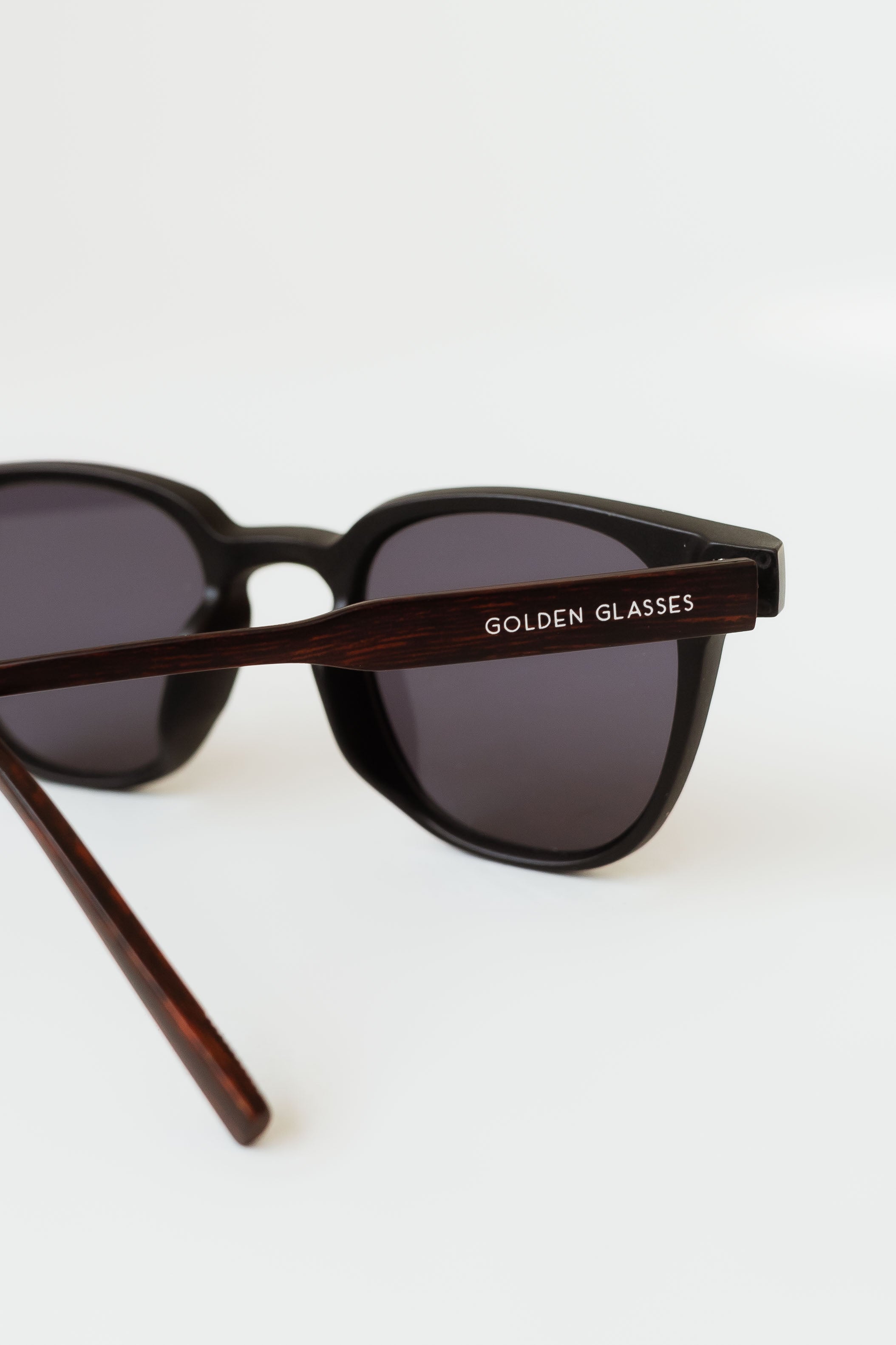 Óculos de Sol Unissex Square Preto Fosco