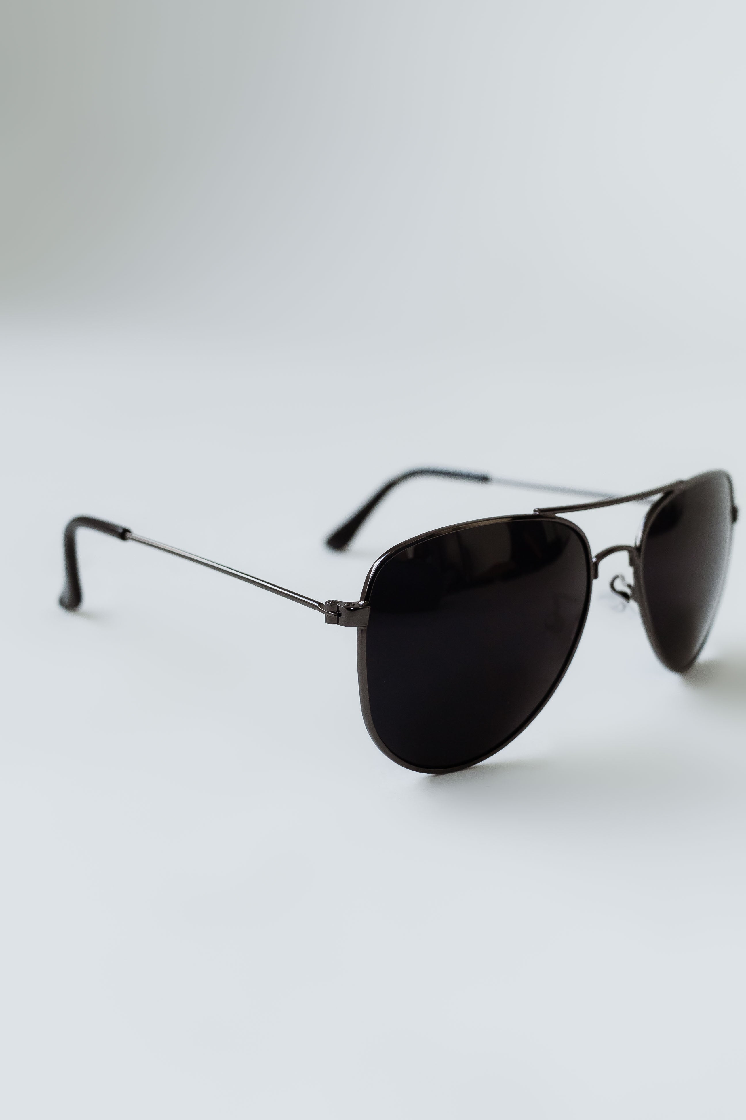 Óculos de Sol Unissex Aviador Clássico Preto