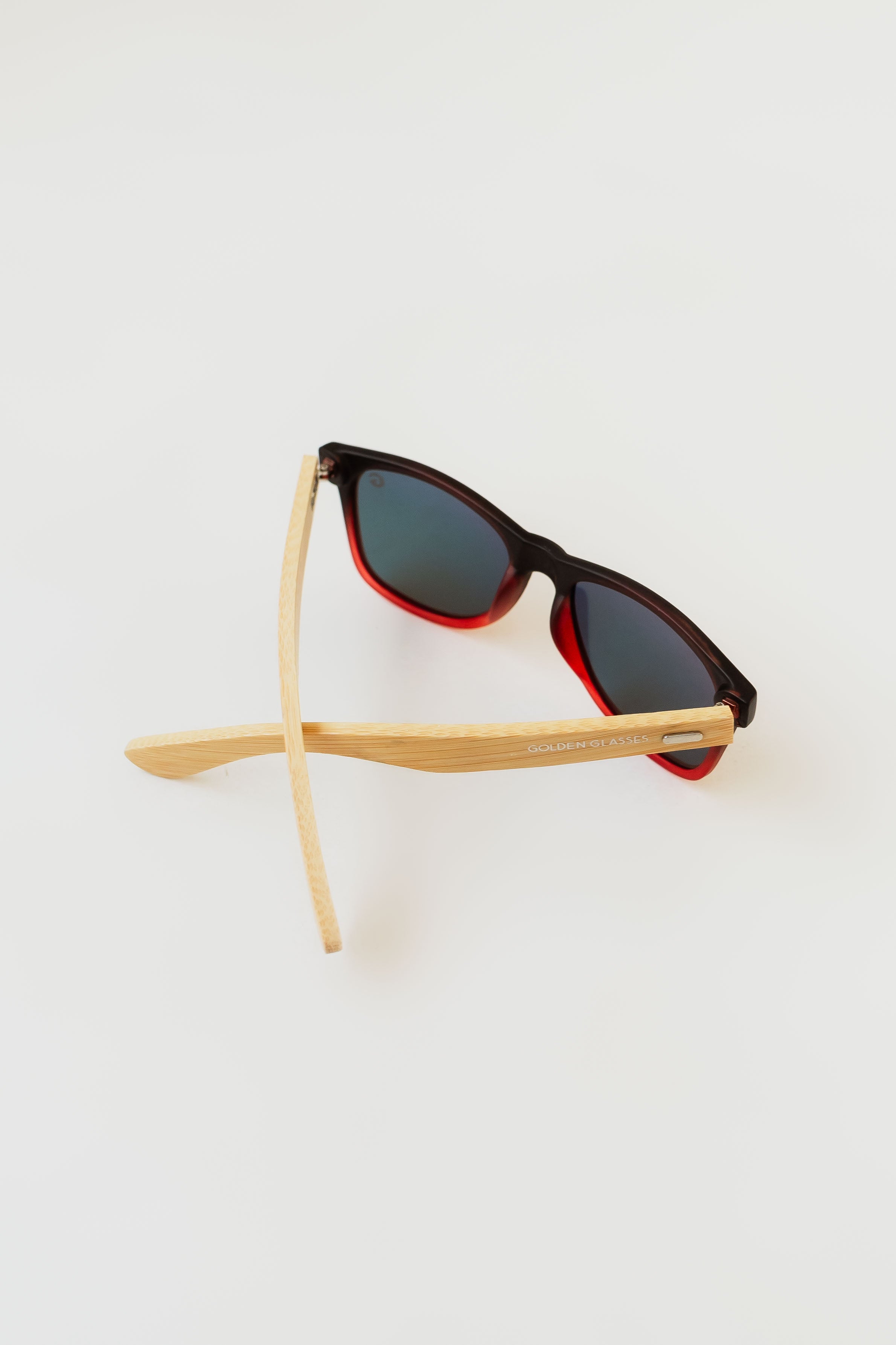 Óculos de Sol Unissex Burn Preto e Vermelho