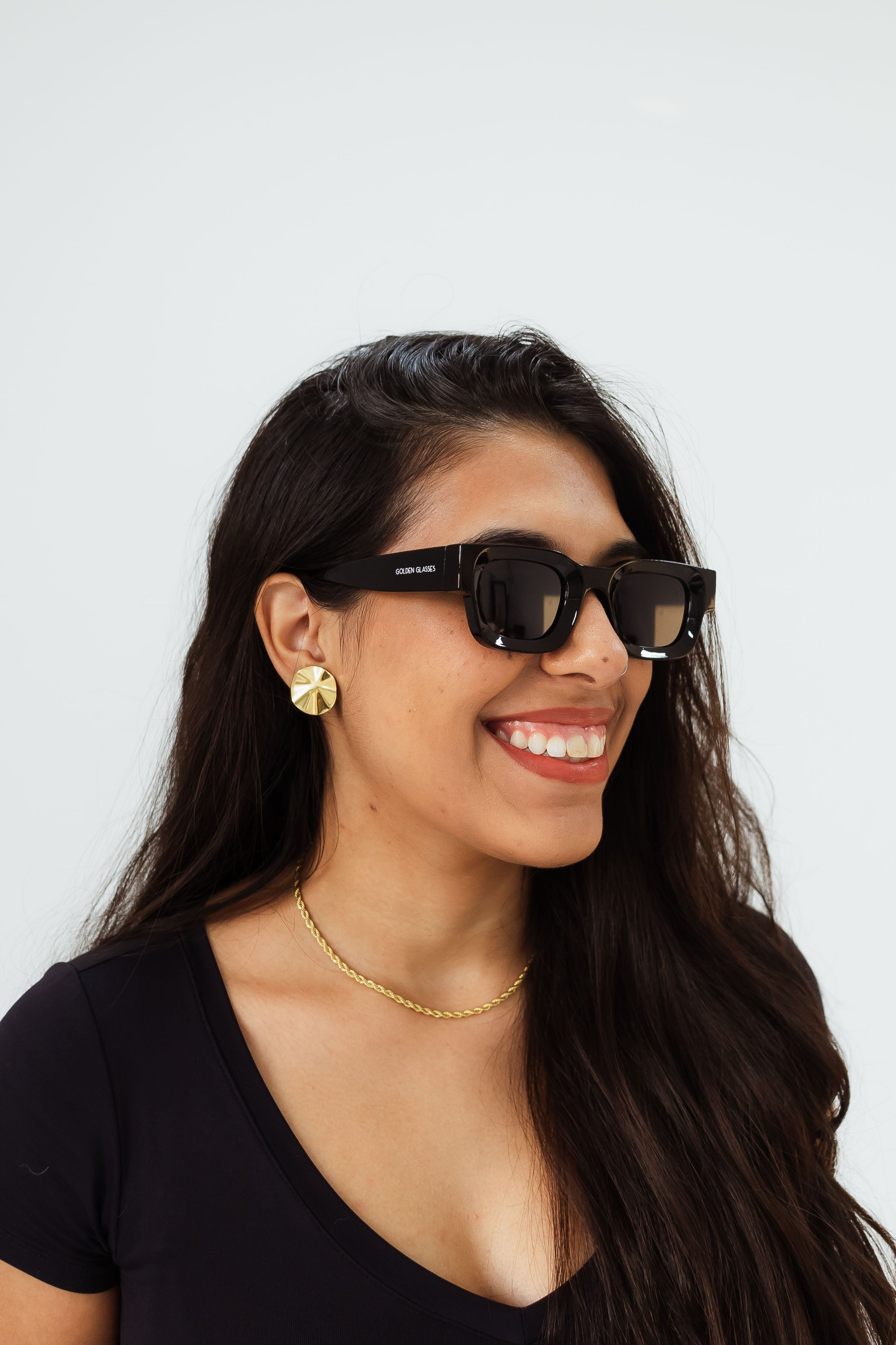 Óculos de Sol Unissex Downtown Preto