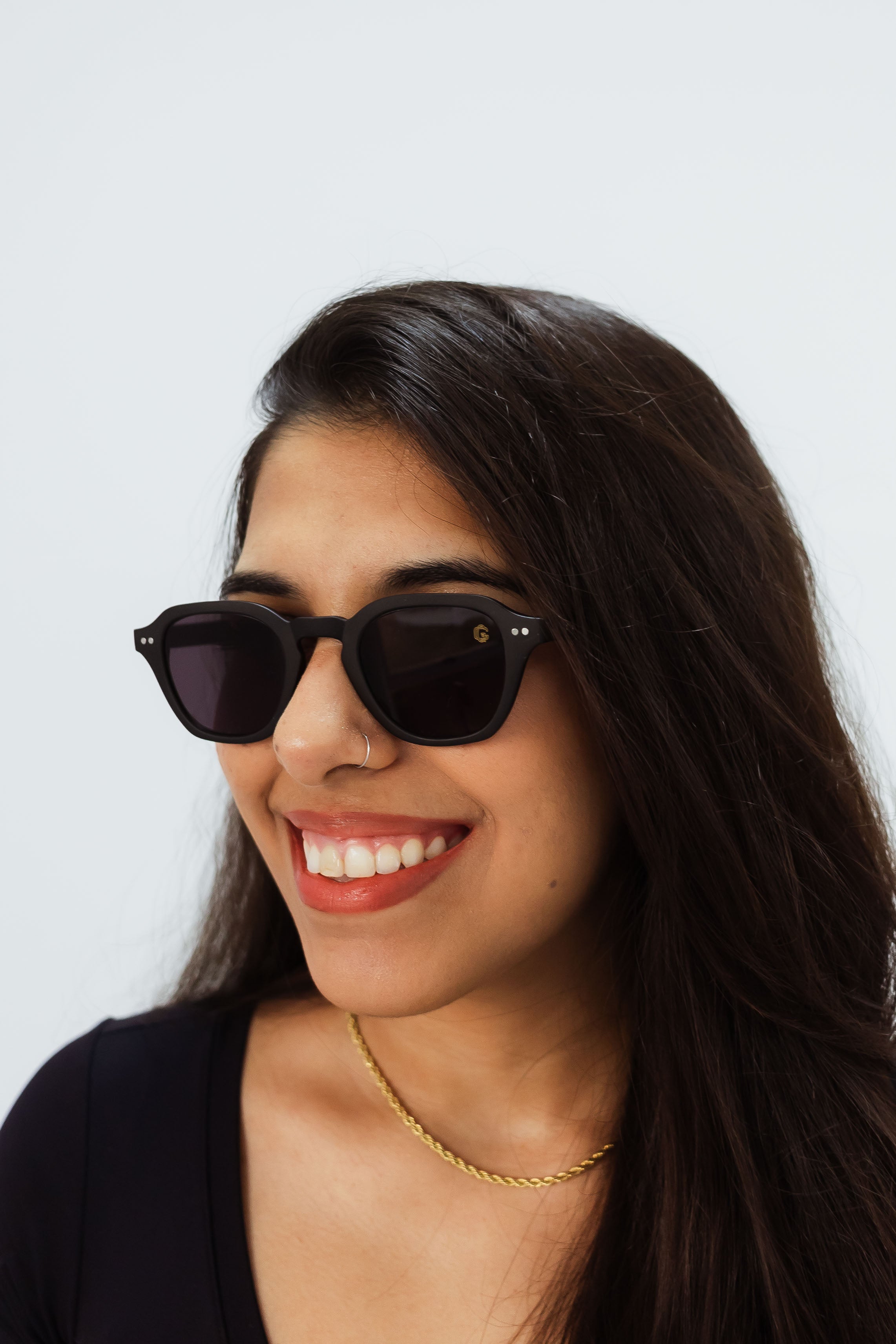 Óculos de Sol Unissex Gradient Preto