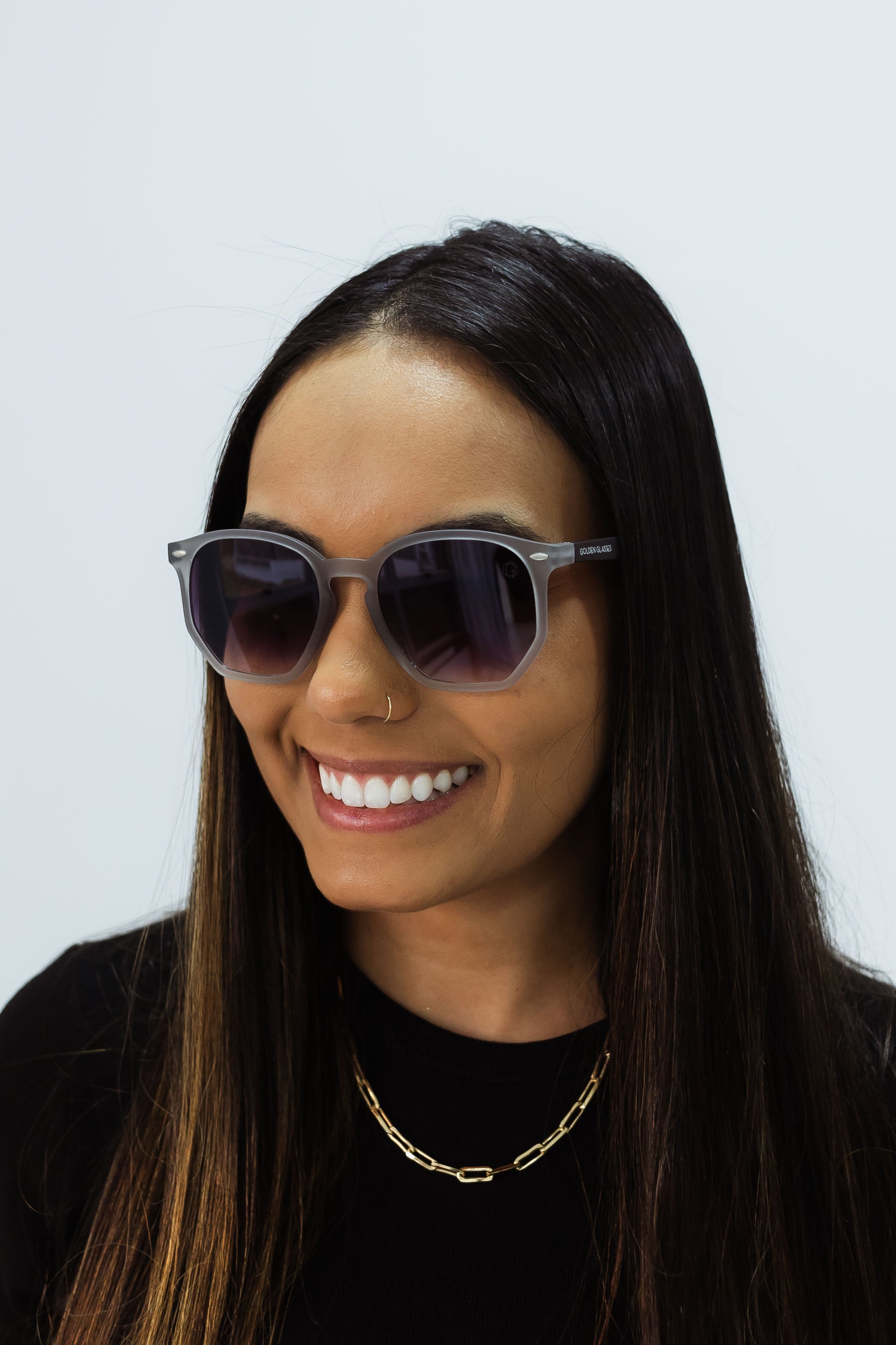 Óculos de Sol Unissex Street Cinza Fosco