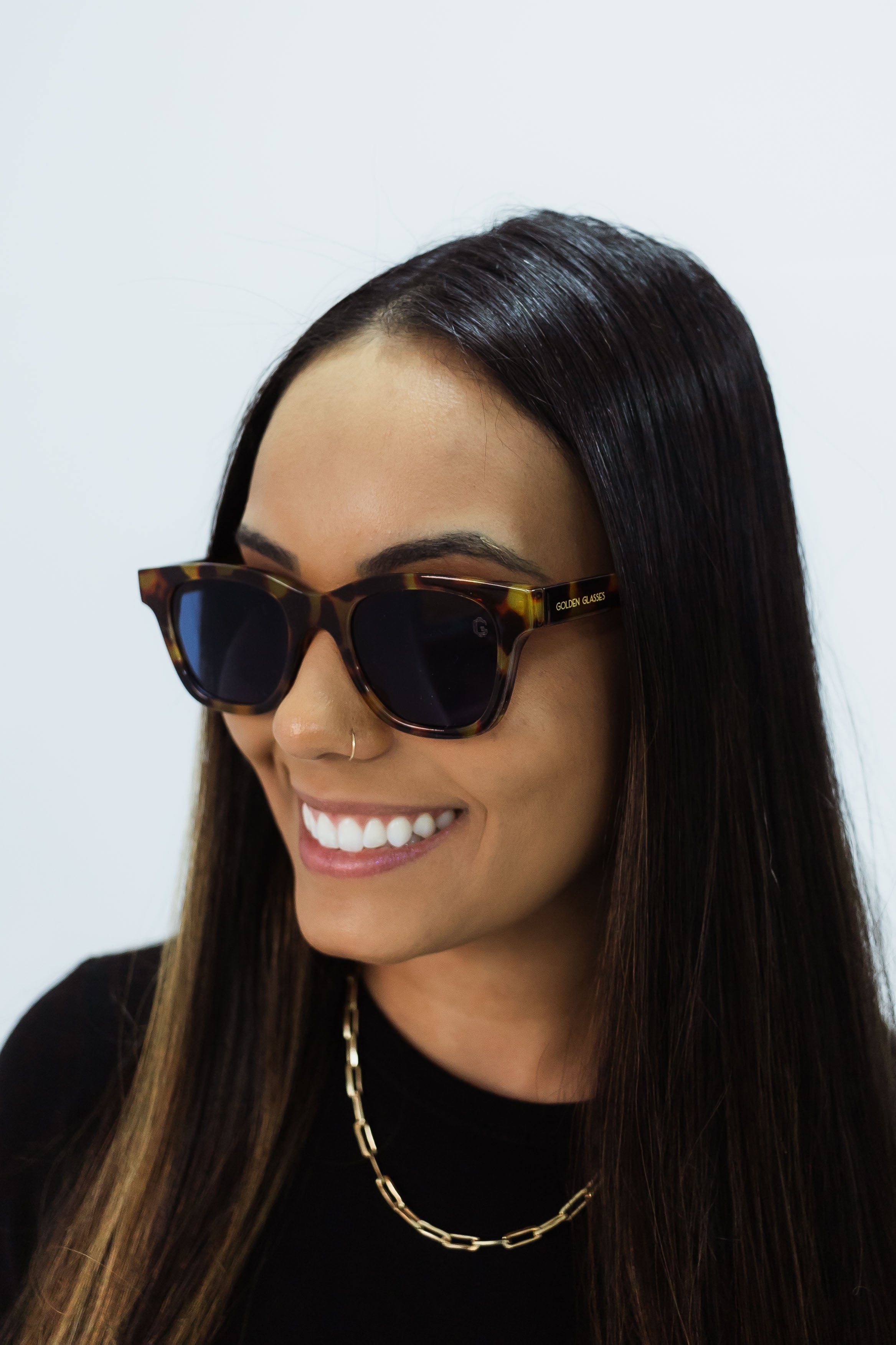 Óculos de Sol Feminino Leopard Animal Print