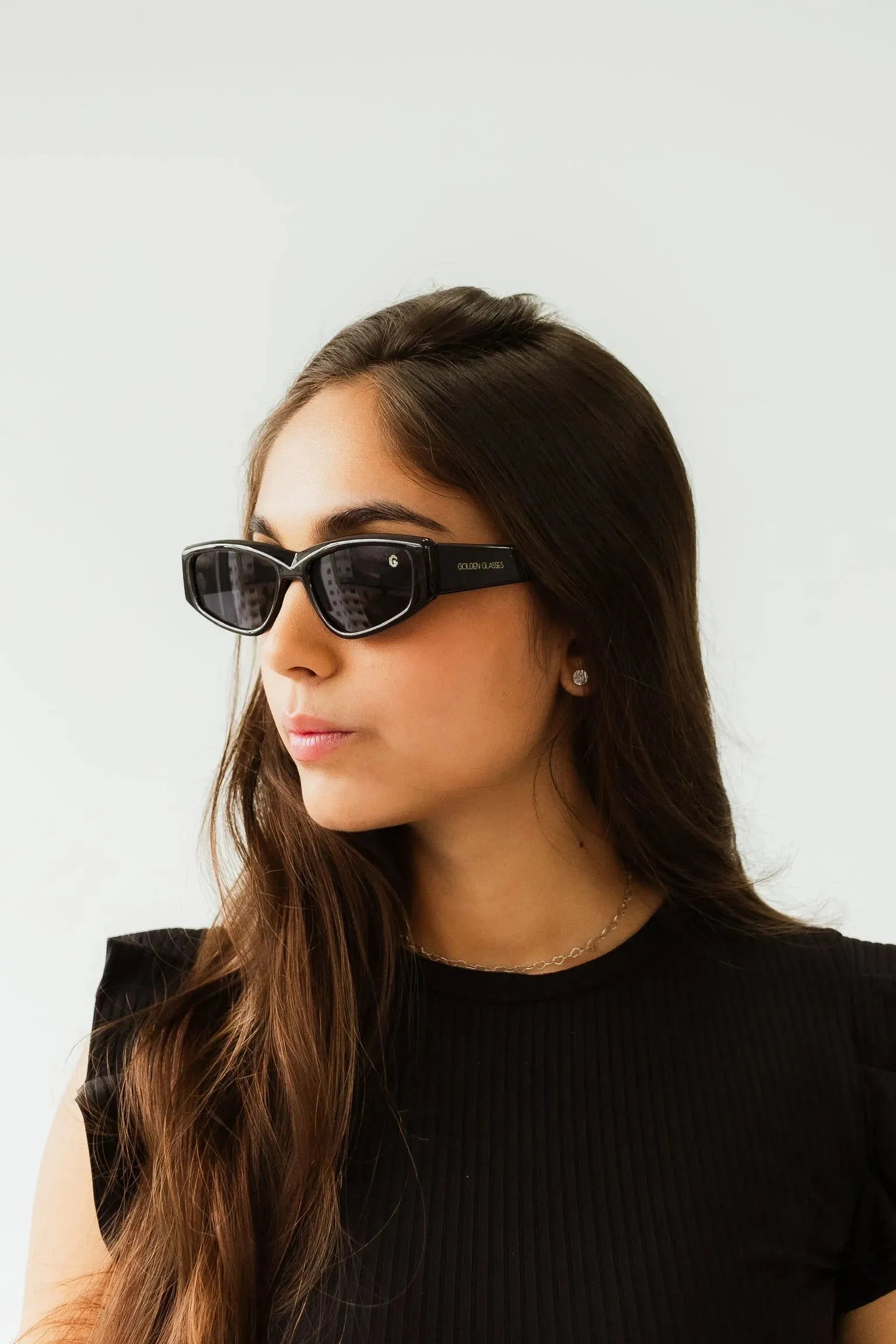 Óculos de sol Elegance Preto - Golden Glasses