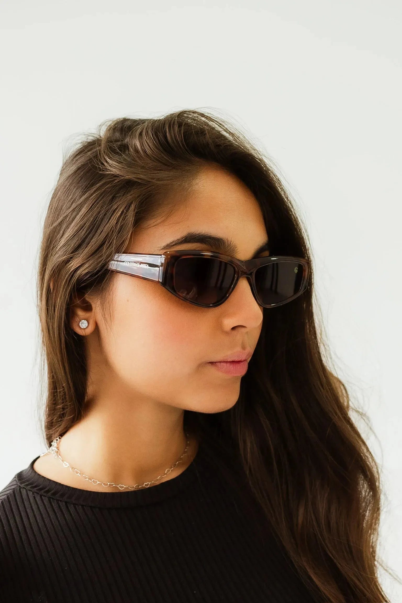 Óculos de sol Elegance Animal Print - Golden Glasses