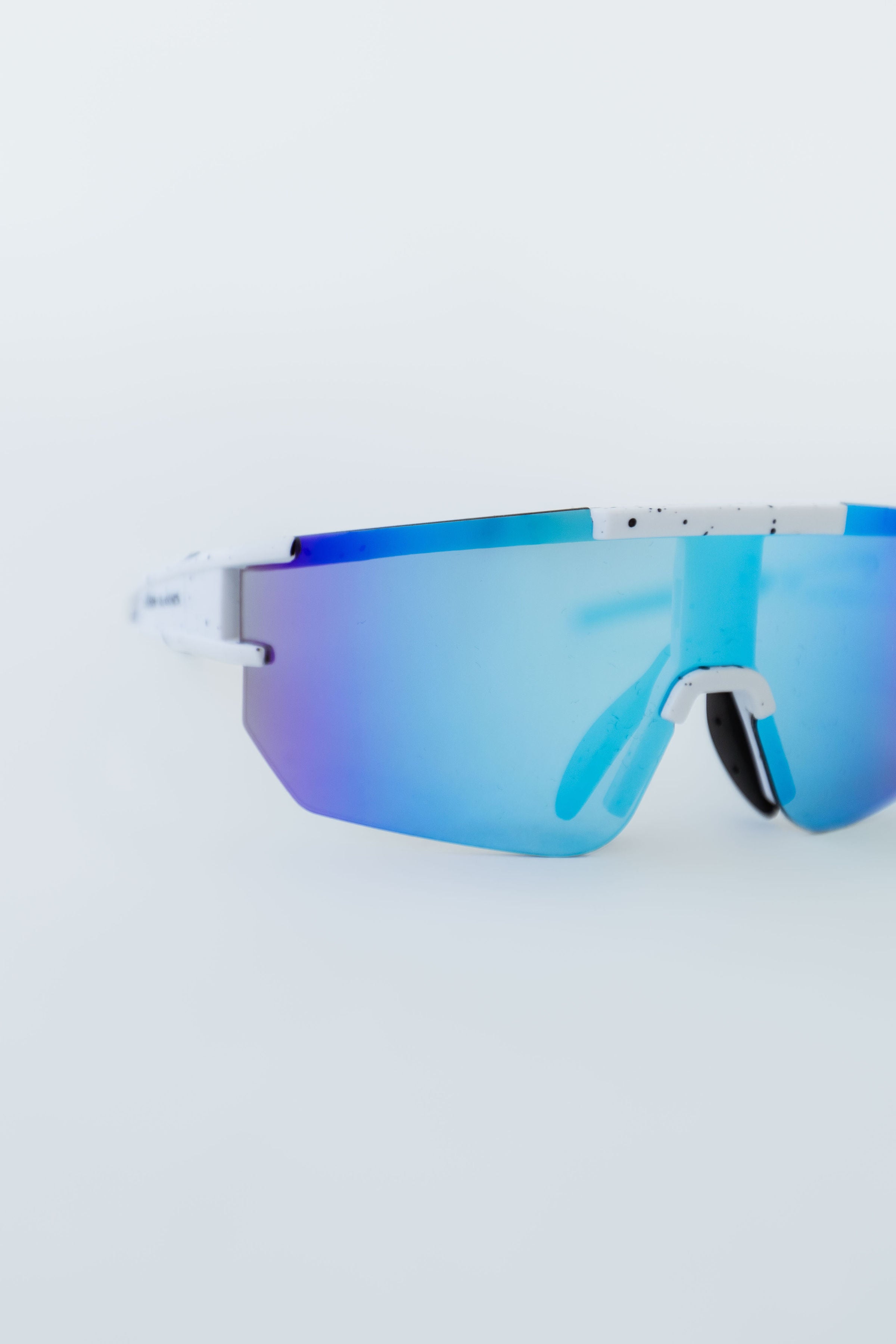 Óculos de Sol Unissex Sport Branco e Azul