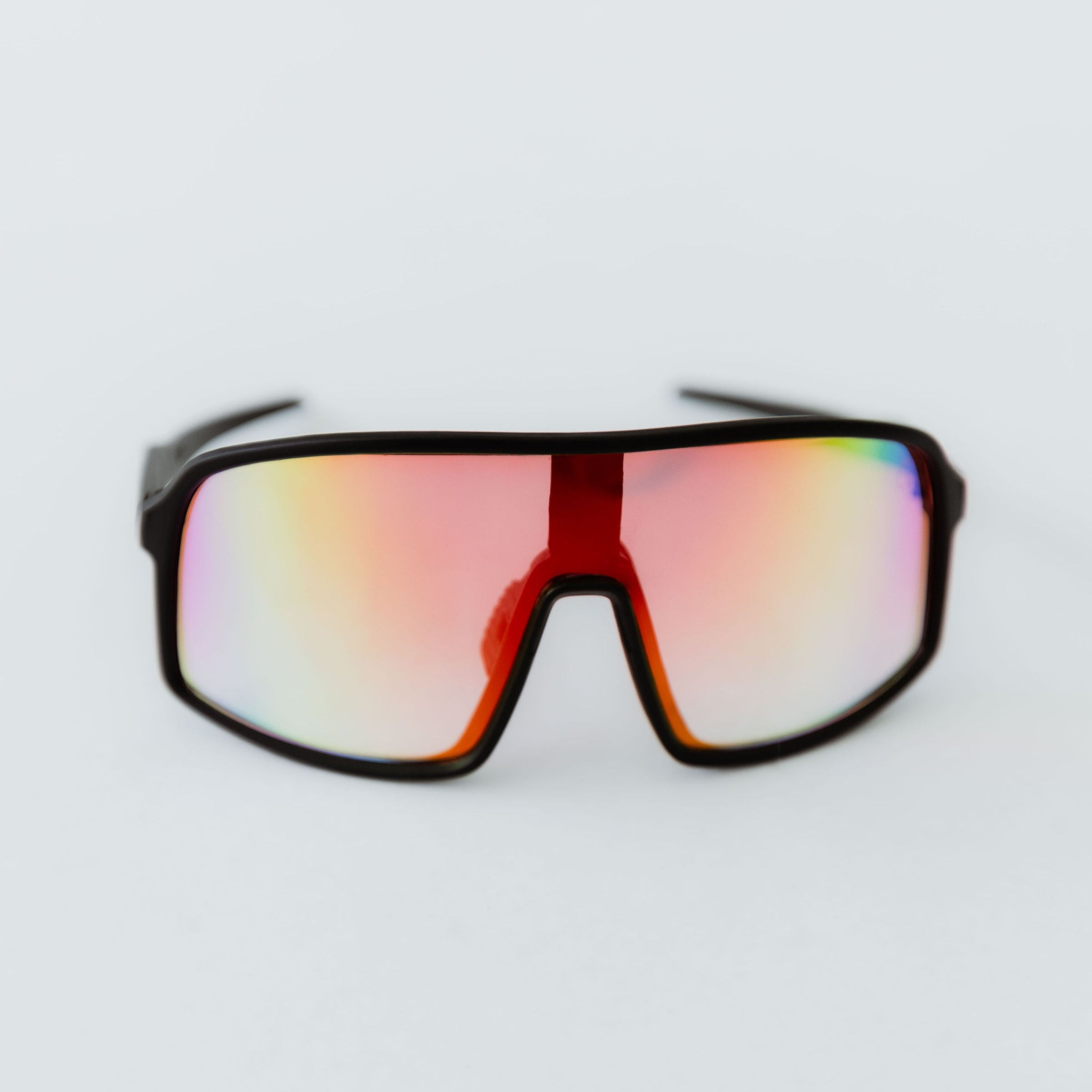 Óculos de Sol Unissex Running Preto e Vermelho