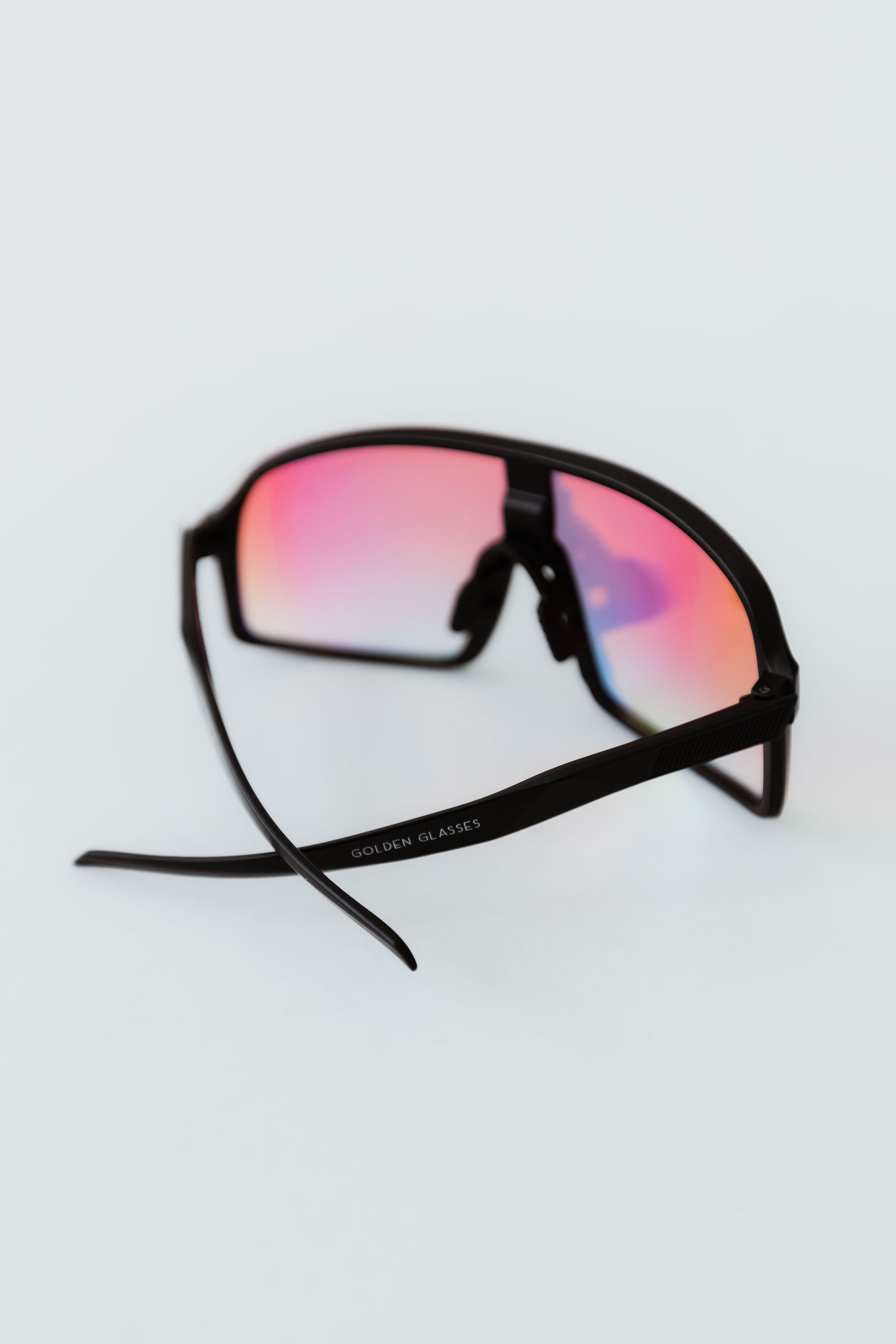 Óculos de Sol Unissex Running Preto e Vermelho