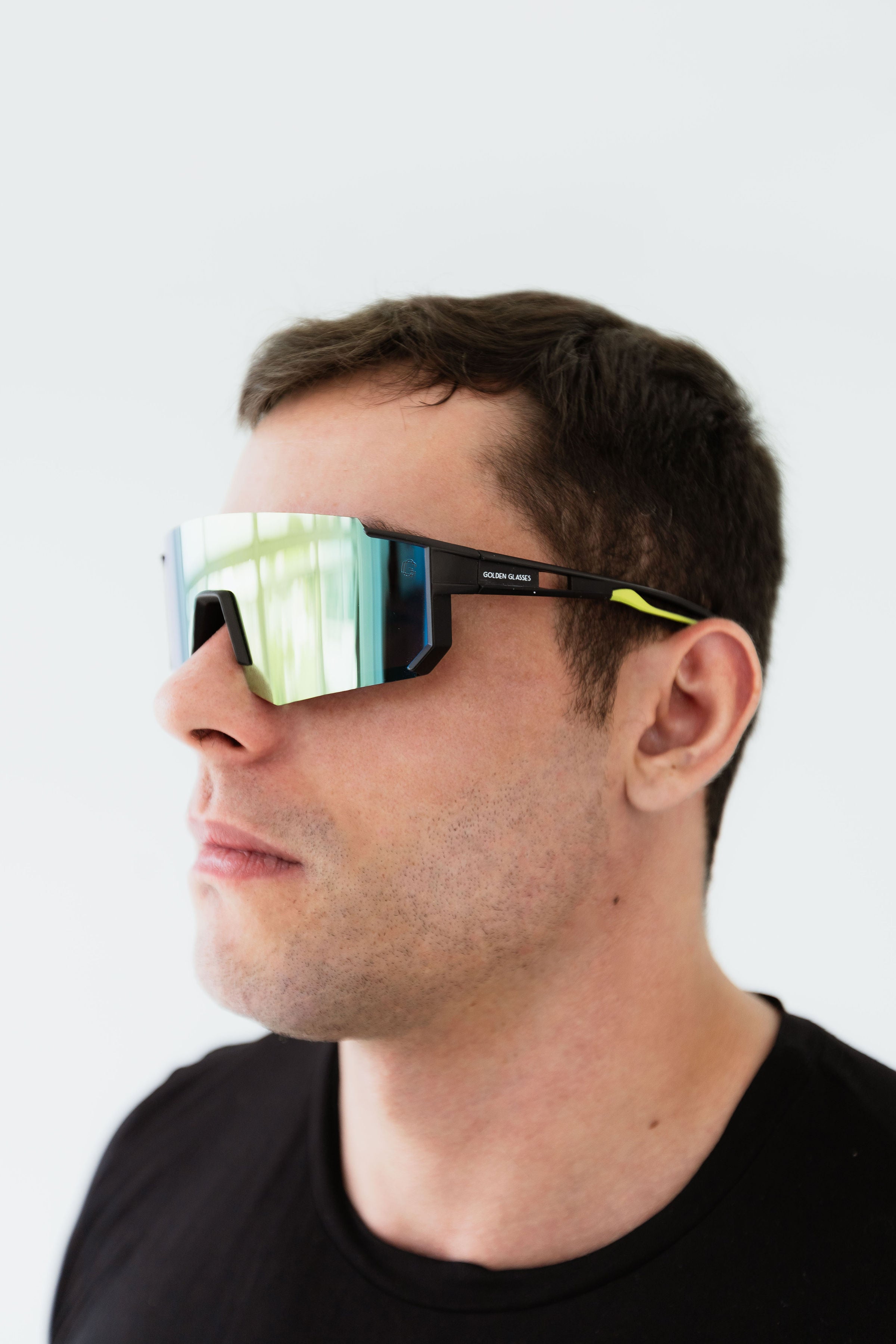 Óculos de Sol Unissex Sport Preto Camaleão