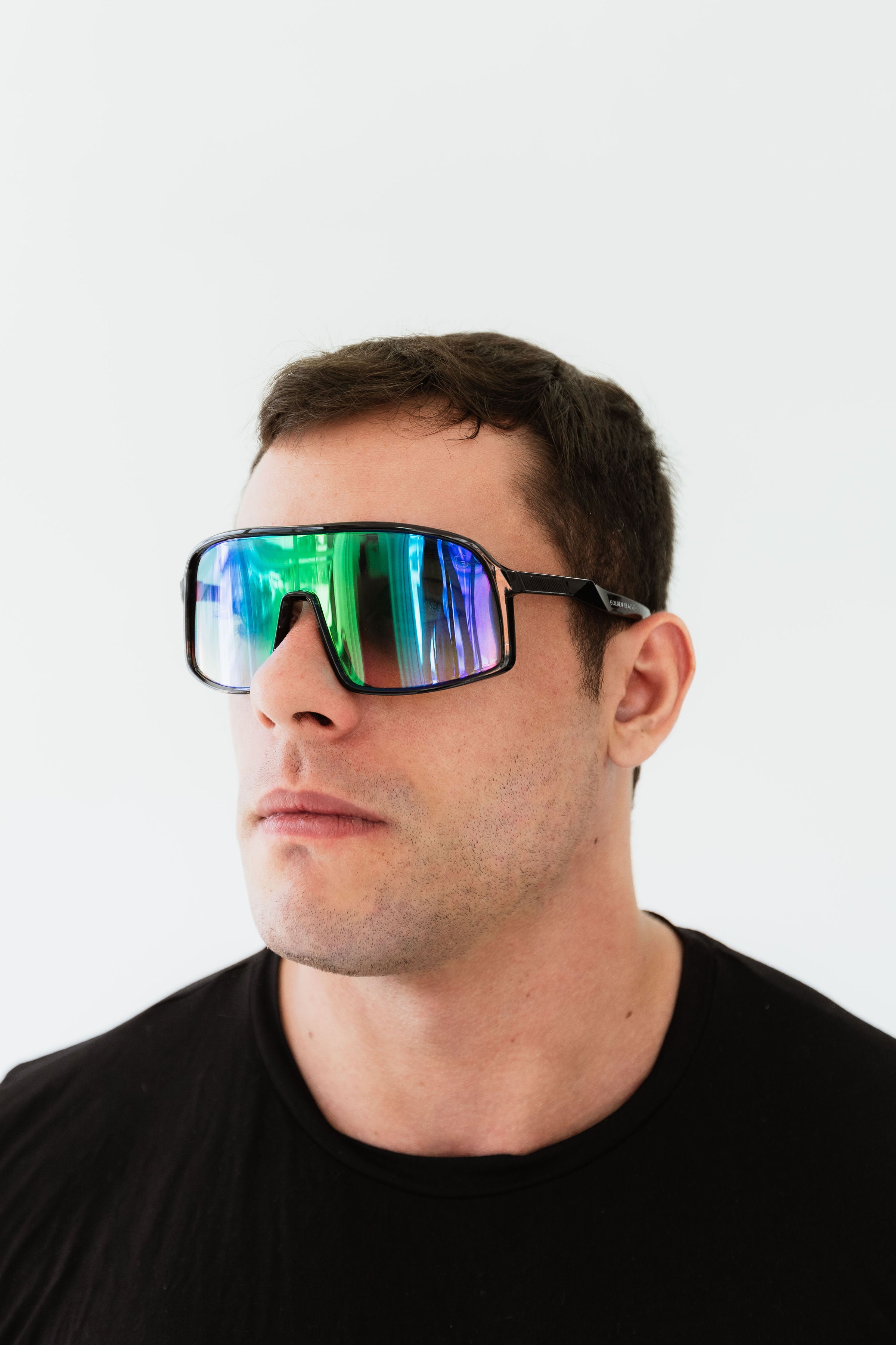 Óculos de Sol Unissex Running Preto e Verde