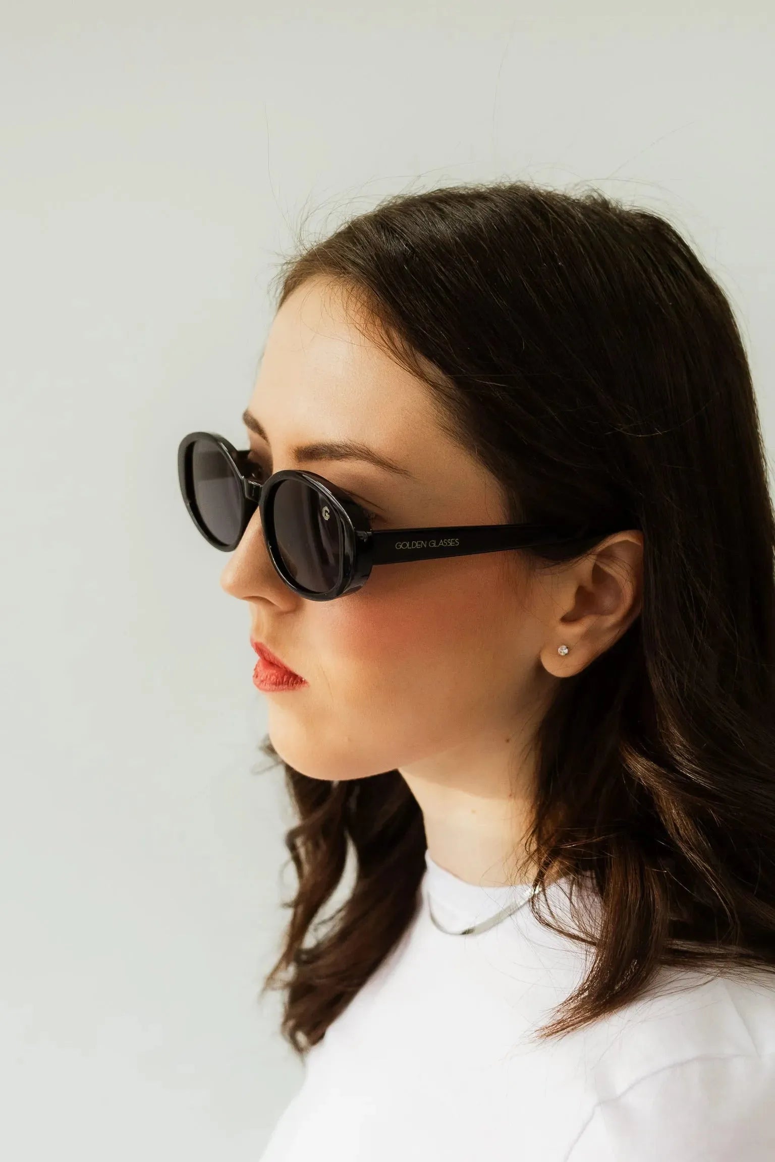 Óculos de sol Stylish Preto - Golden Glasses