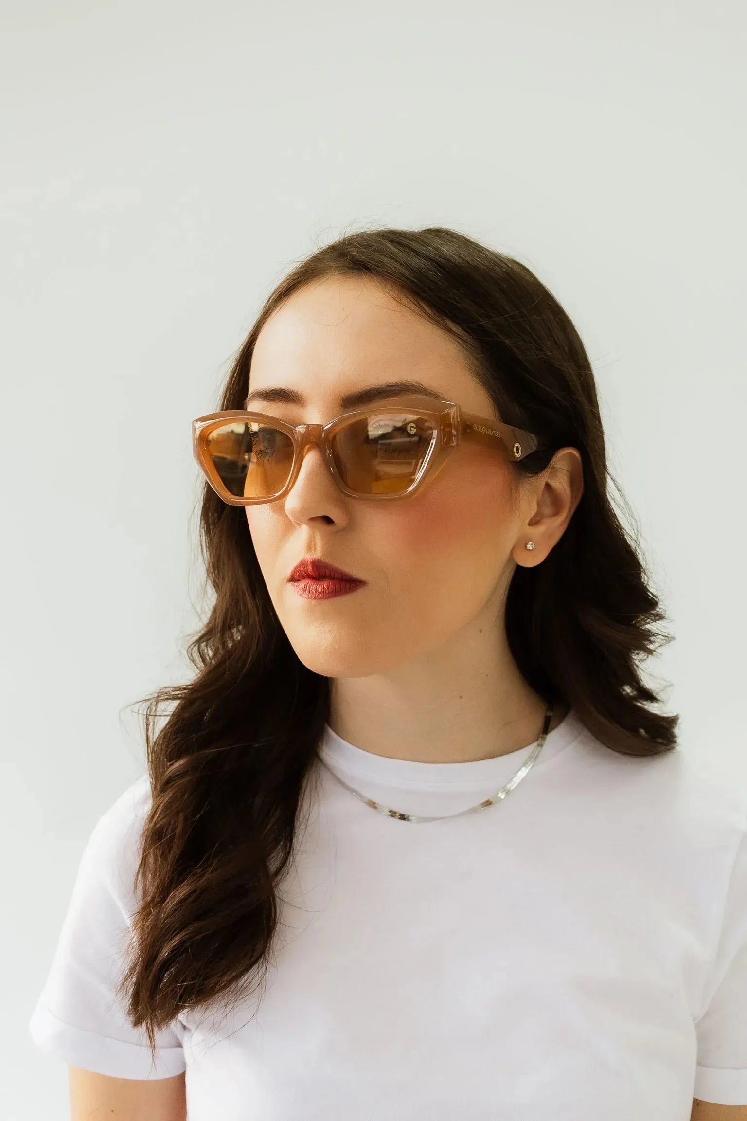 Óculos de sol Lyra Caramelo - Golden Glasses