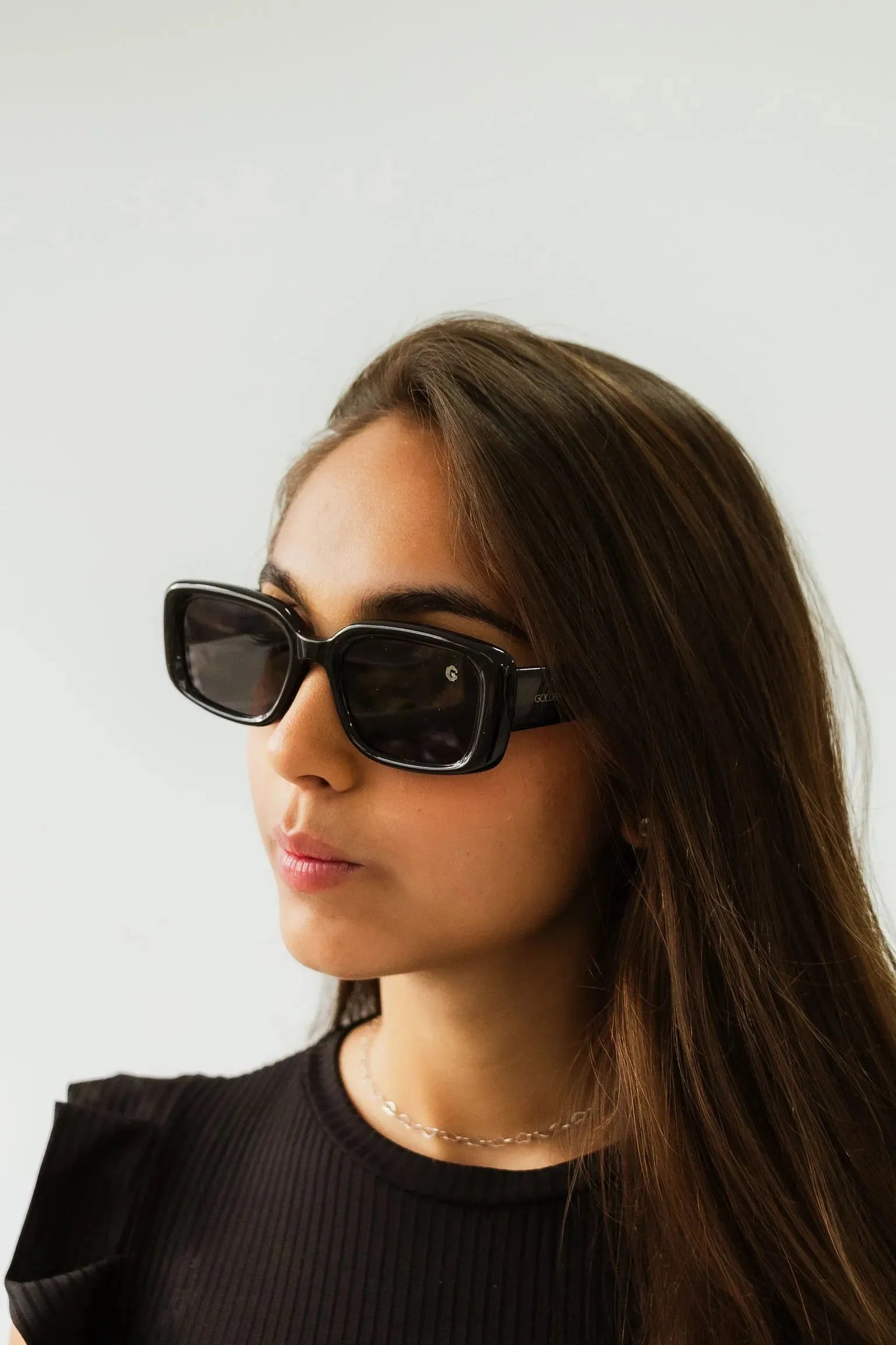 Óculos de Sol Fusion Preto - Golden Glasses