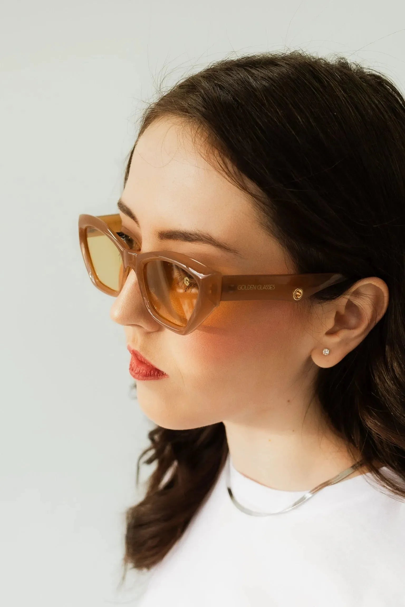 Óculos de sol Lyra Caramelo - Golden Glasses