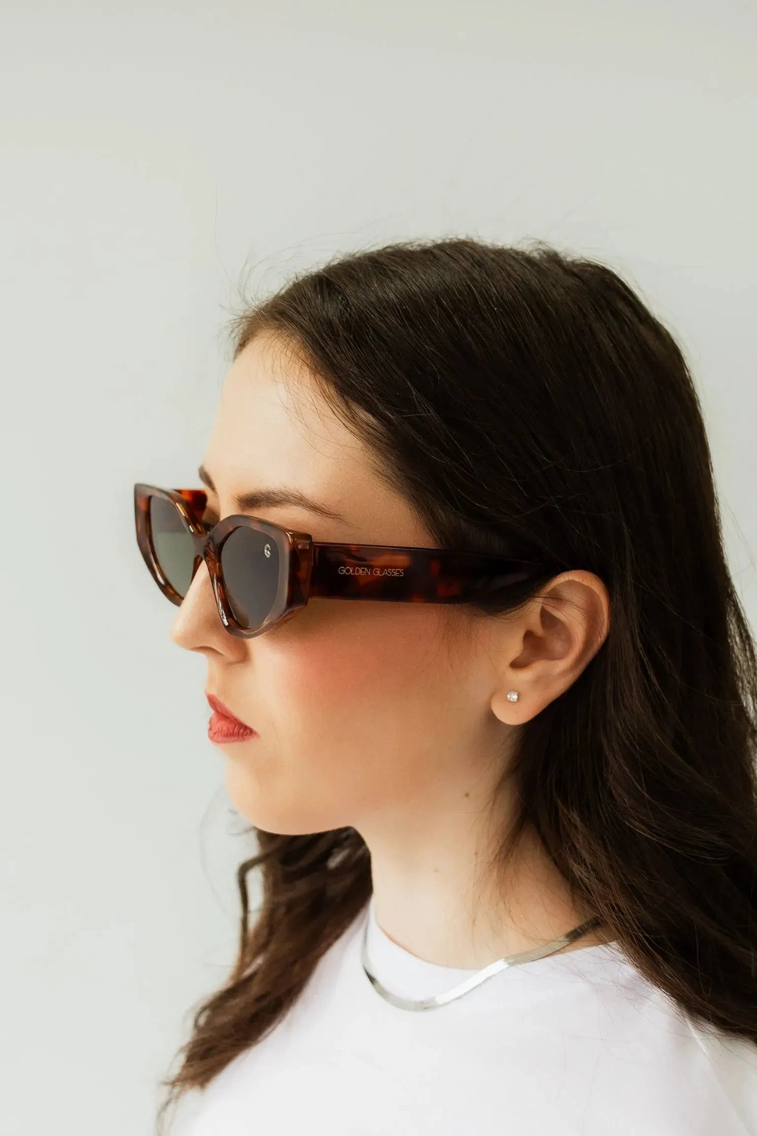 Óculos de Sol Iconic Animal Print - Golden Glasses