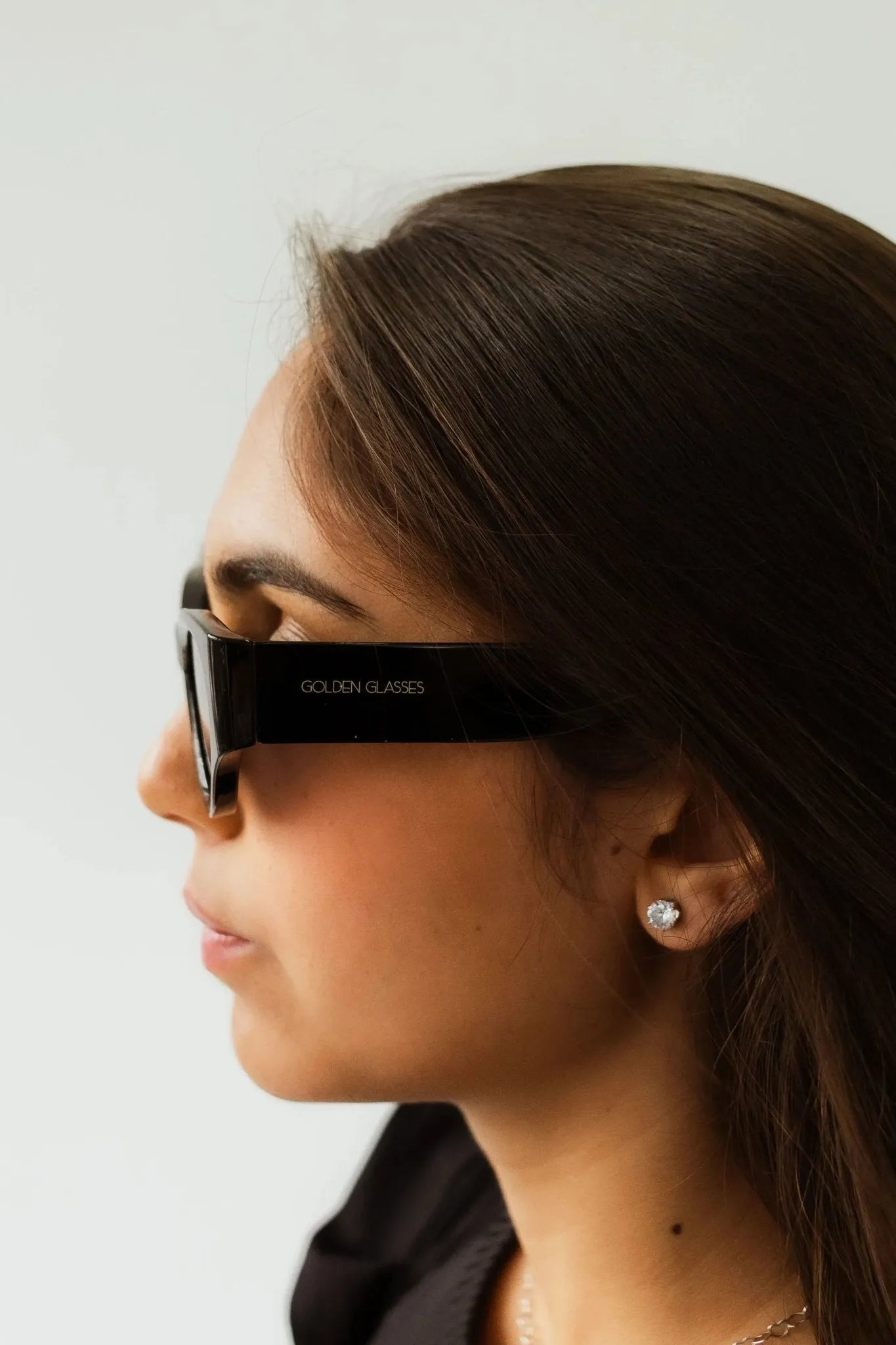 Óculos de Sol Charm Preto - Golden Glasses