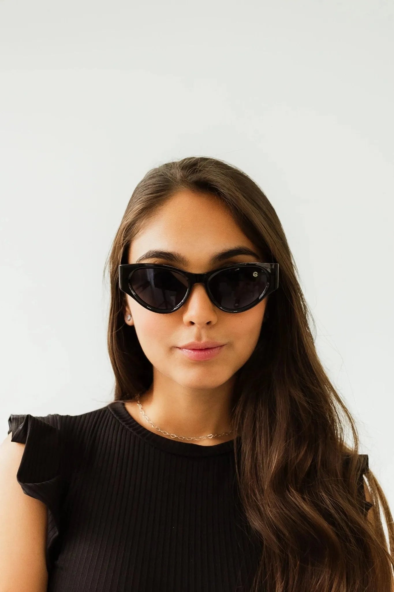 Óculos de Sol Charm Preto - Golden Glasses