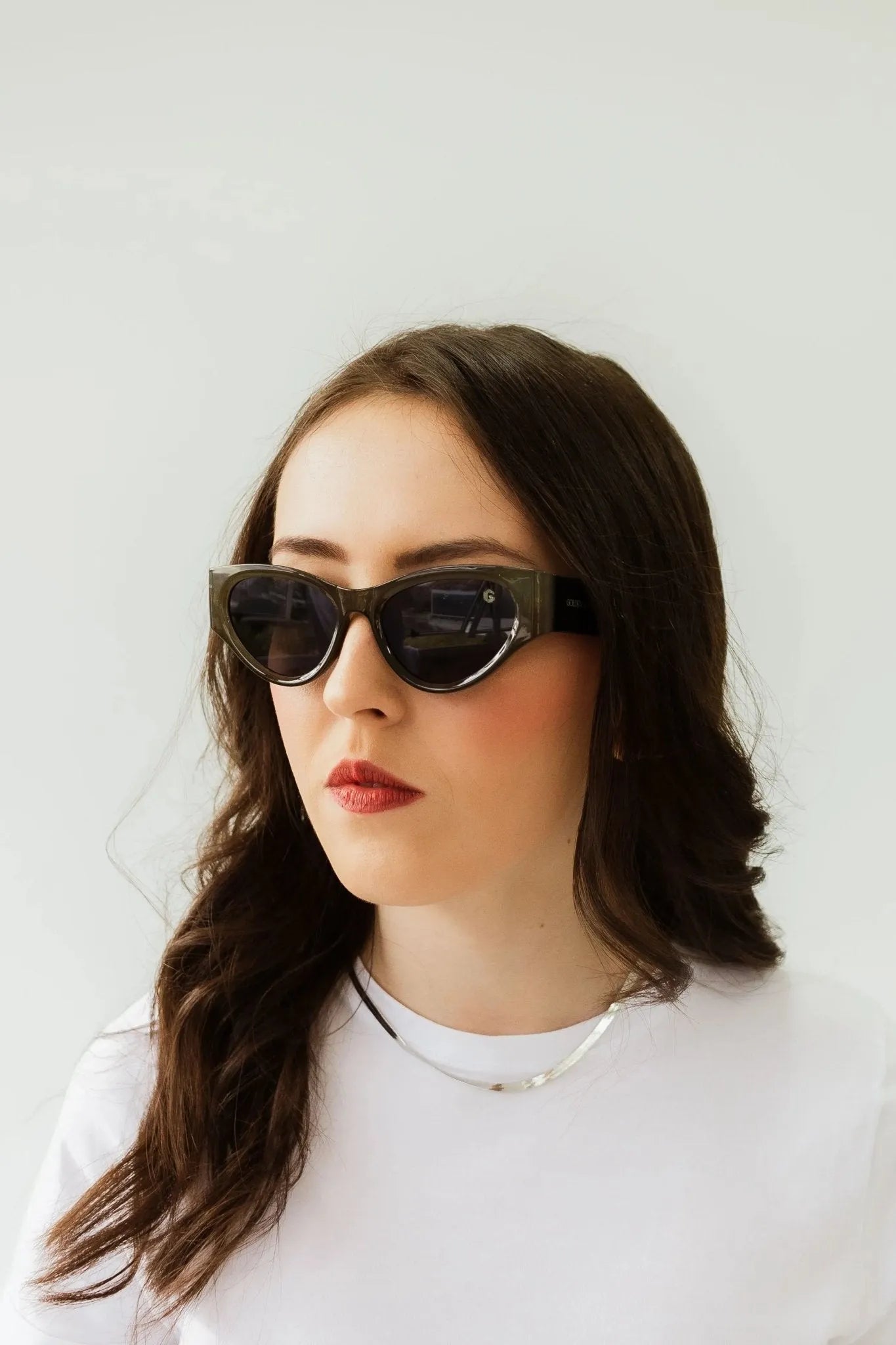 Óculos de Sol Charm Verde - Golden Glasses