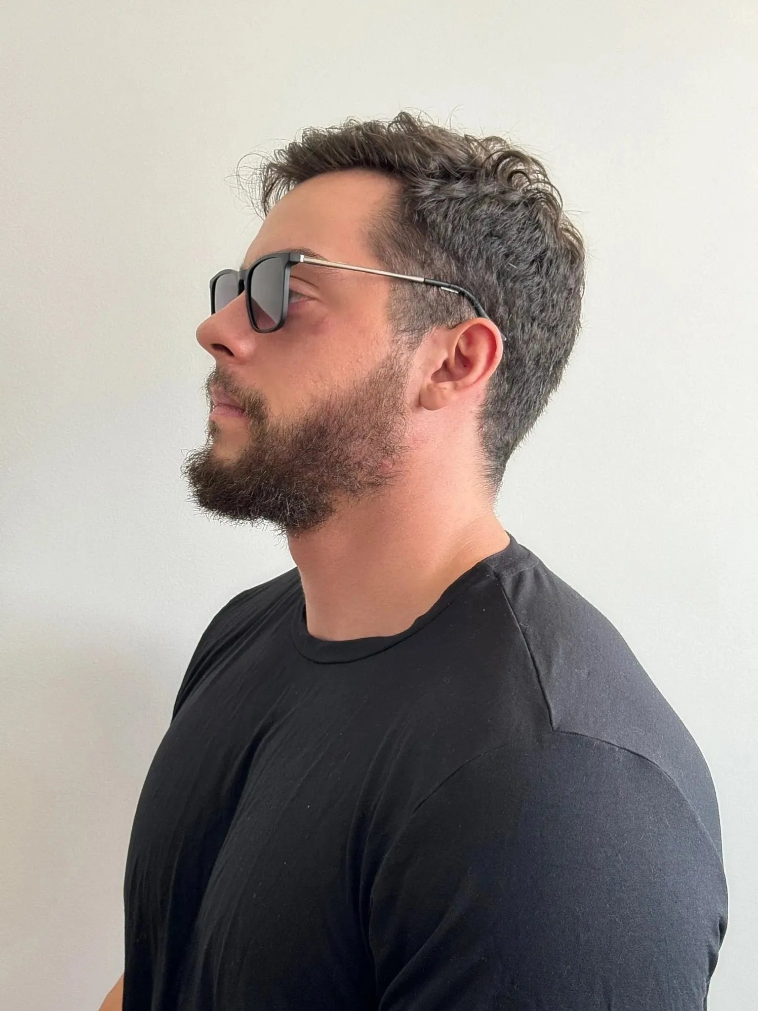 Óculos de Sol Classic Signature Preto Degradê - Golden Glasses