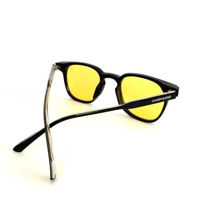 Óculos de sol Cosmetic Amarelo - Golden Glasses