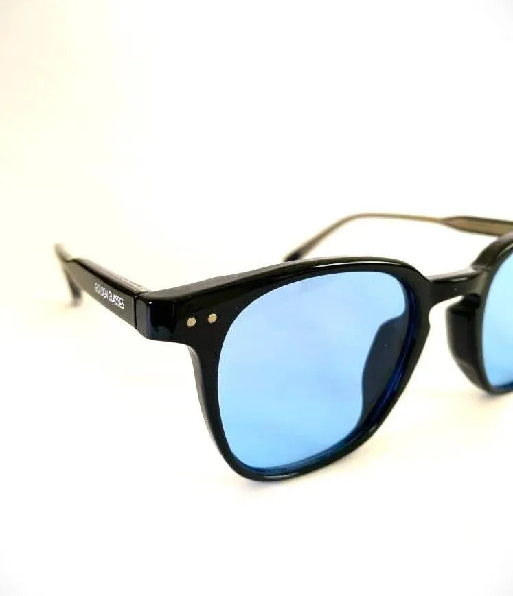 Óculos de sol Cosmetic Azul - Golden Glasses