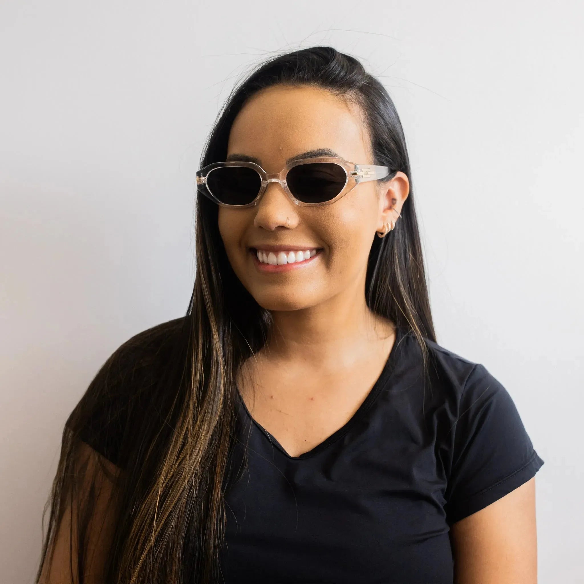 Óculos de Sol Crystal - Golden Glasses