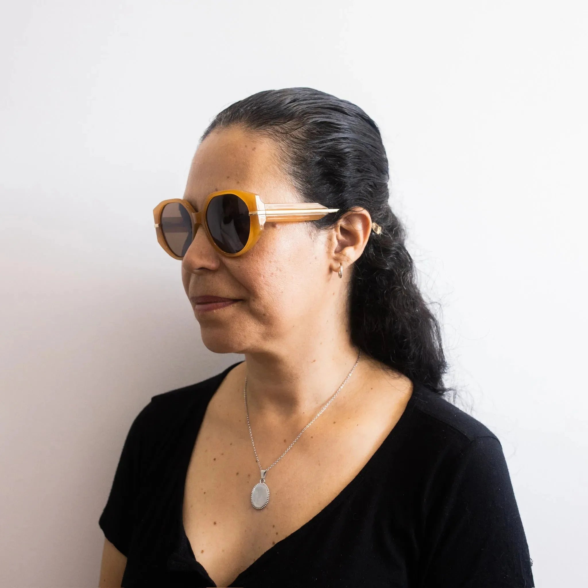 Óculos de Sol Dune Caramelo - Golden Glasses