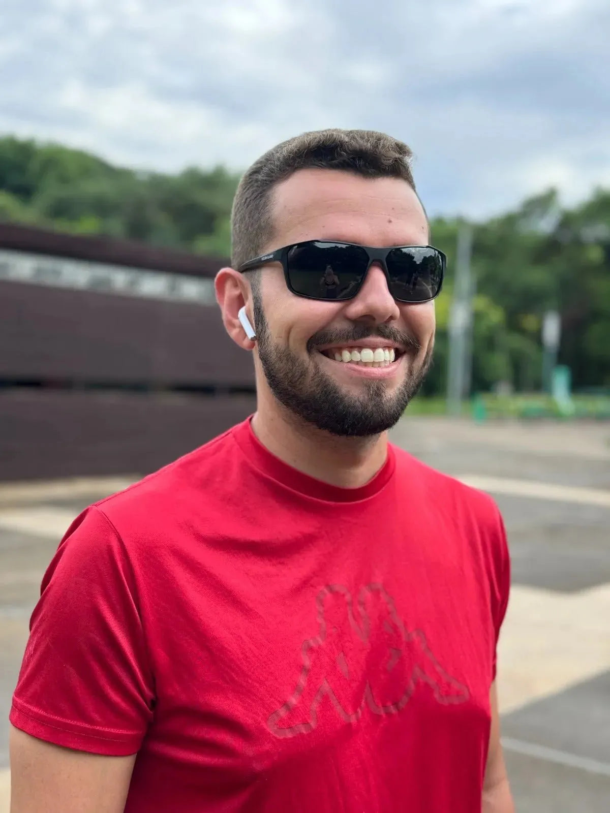 Óculos de Sol Esportivo Polarizado Preto - Golden Glasses